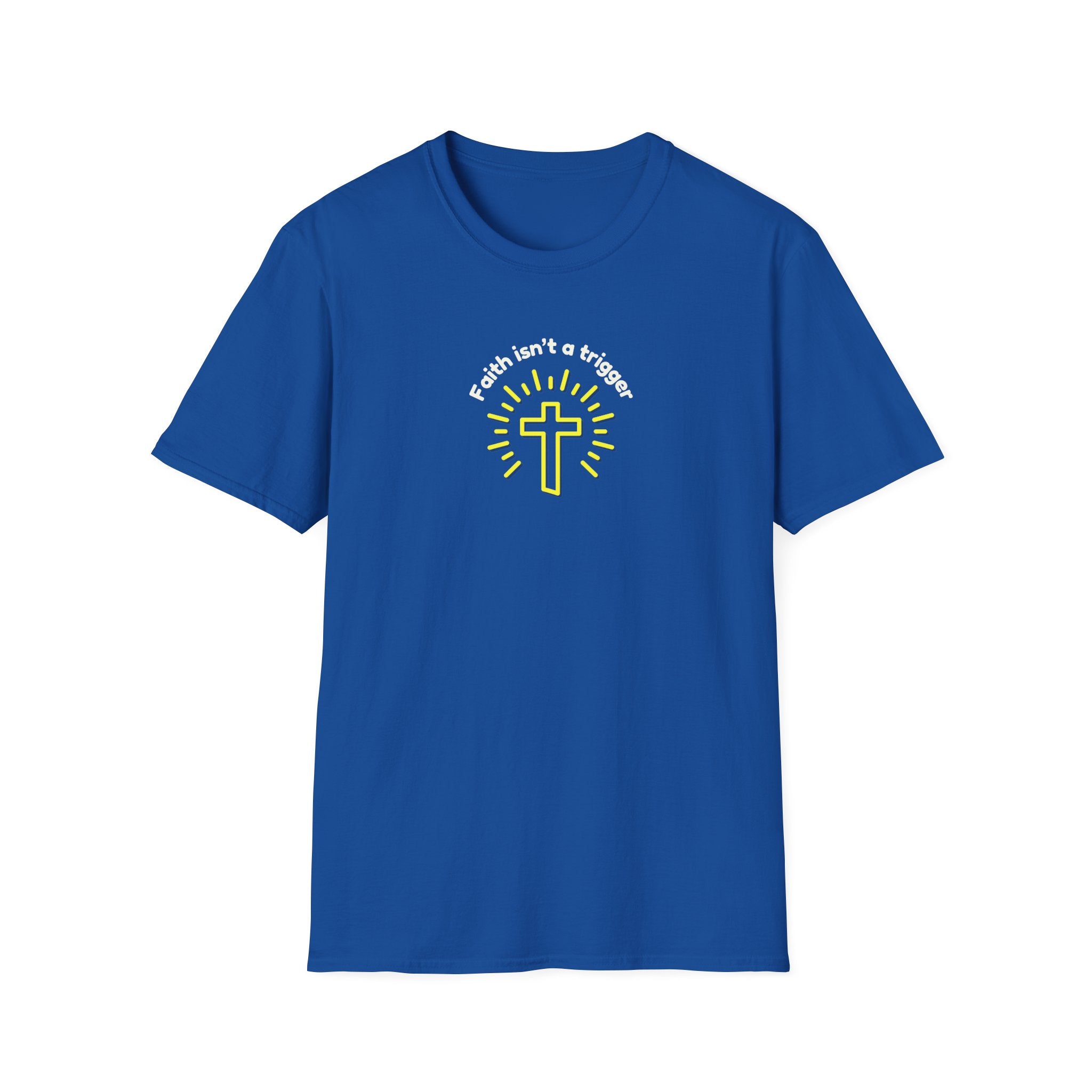 Men's Soft Relaxed tee - Faith isn't a trigger