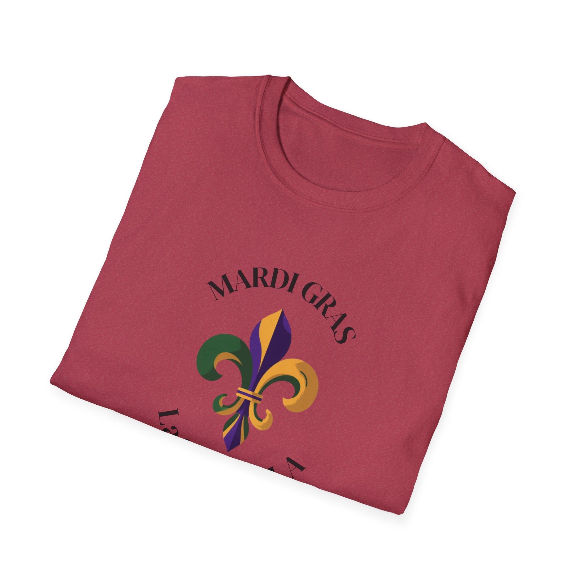 Relaxed Tee Men and Women  Mardi Gras Lafayette La