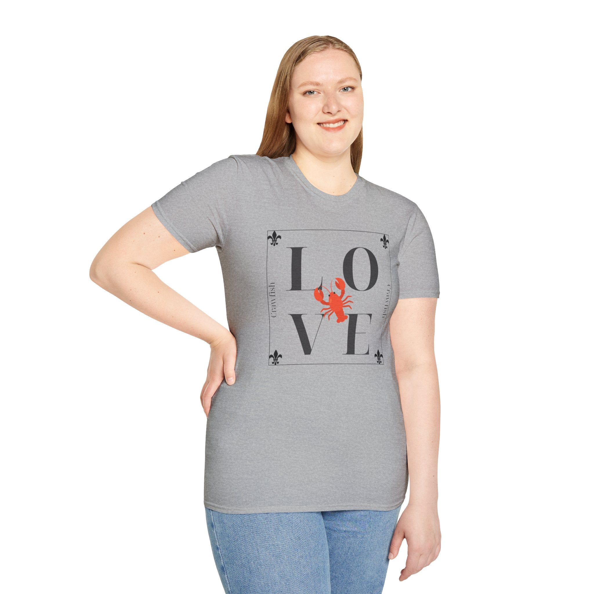 Unisex Soft Relaxed Tee - Crawfish Love (Men & Women)