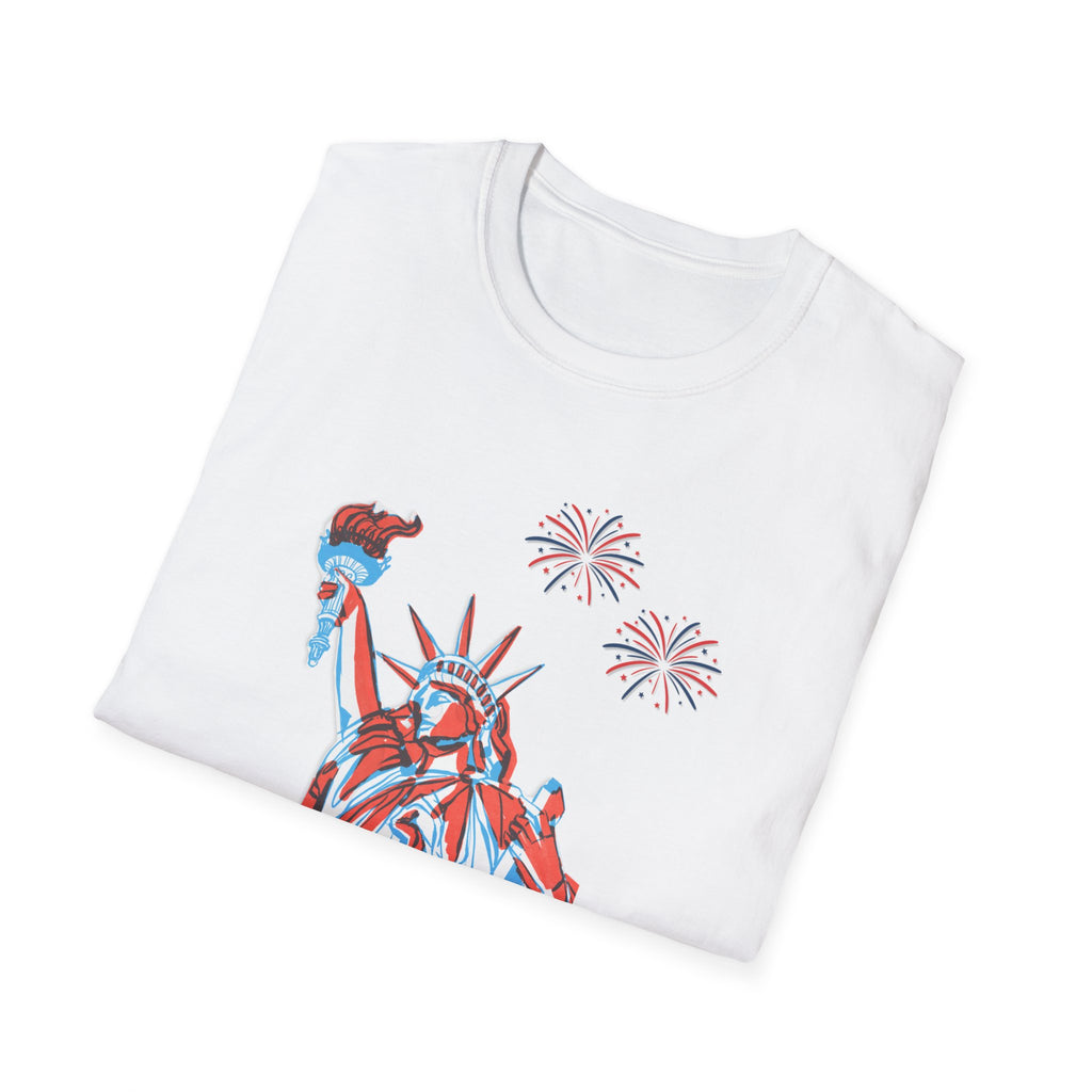 Relaxed Soft Tee- Men & Women - Statue of Liberty 250