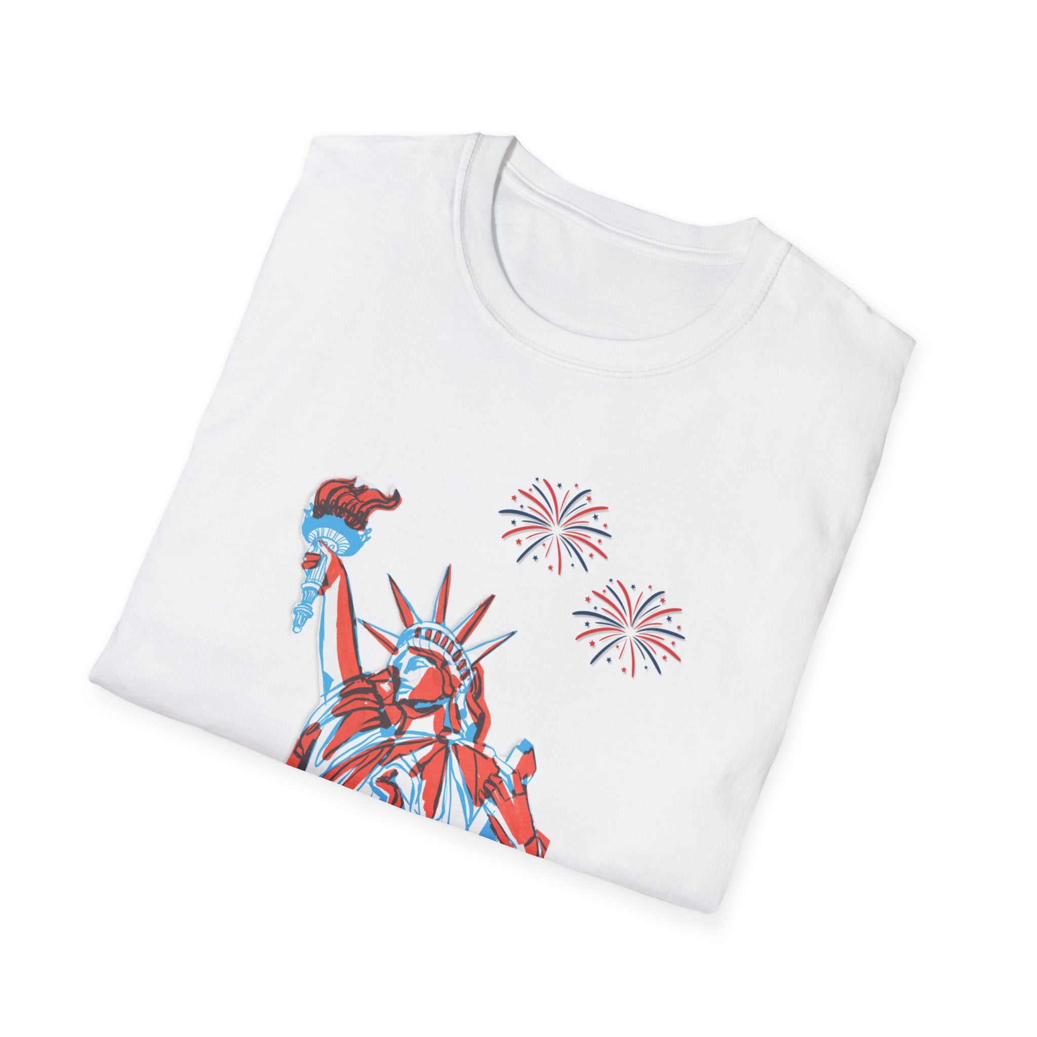 Relaxed Soft Tee- Men & Women - Statue of Liberty 250