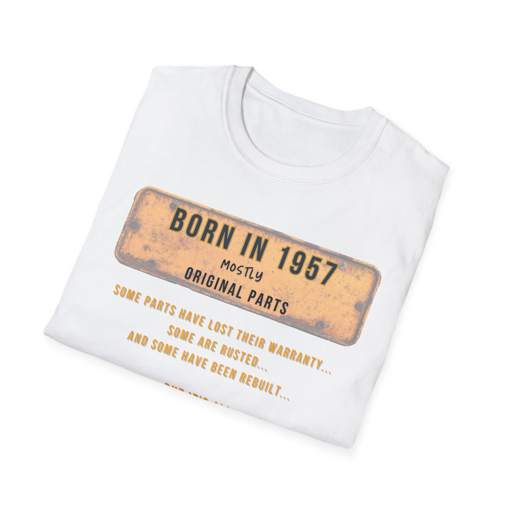 Mens Shirt Relaxed Tee  1957 B Day