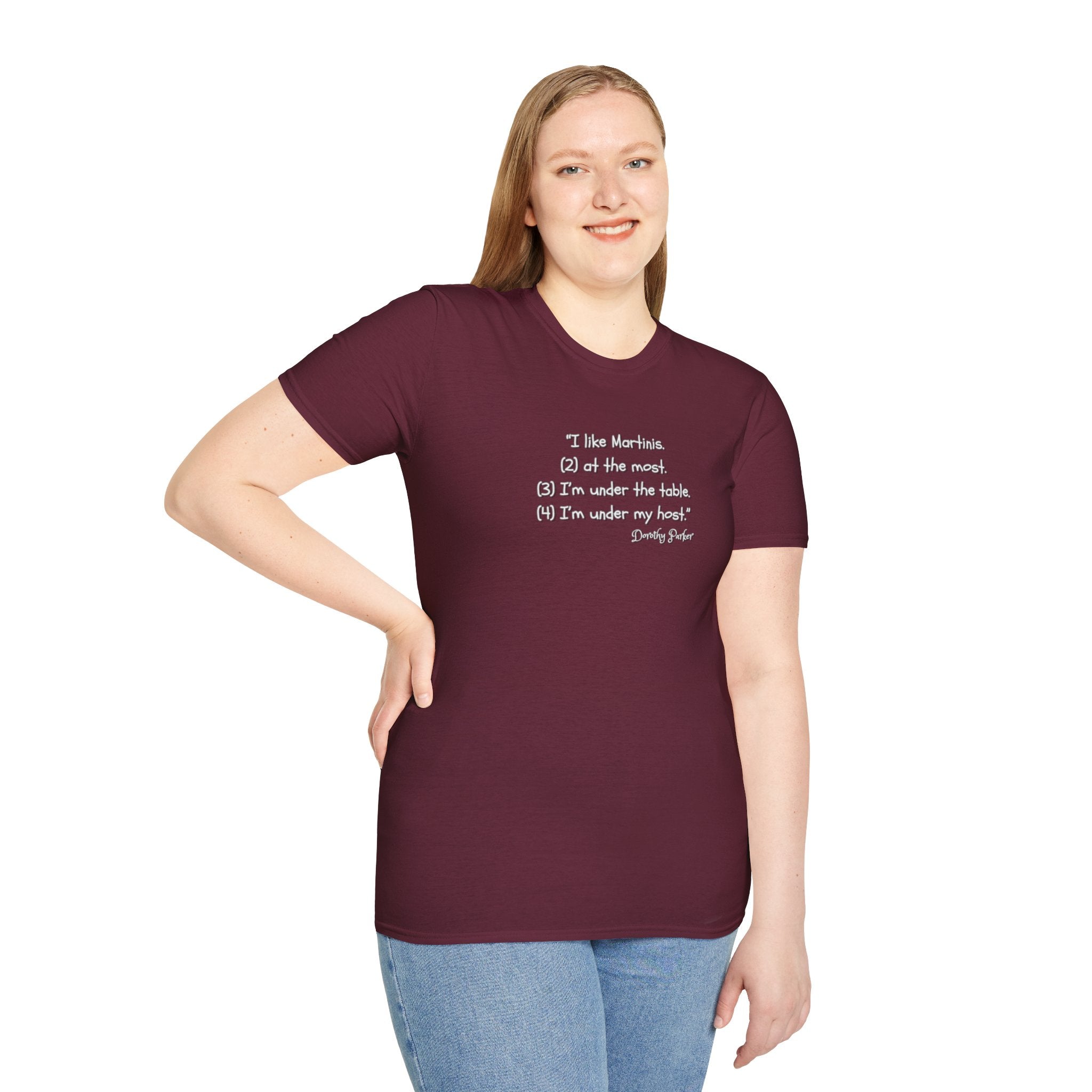 Women's Soft Relaxed Tee - Martinis