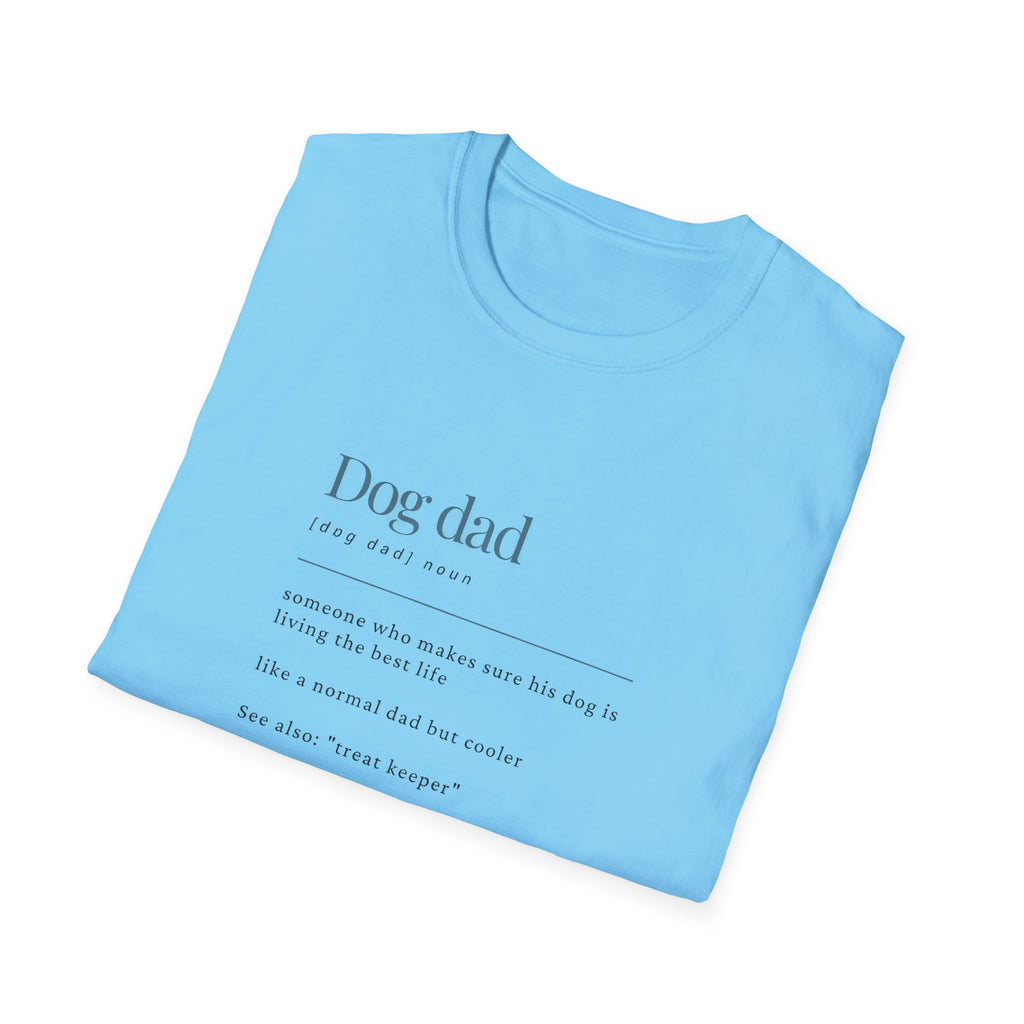 Soft Mens Tee- Dog Dad (Regular  relaxed Fit)