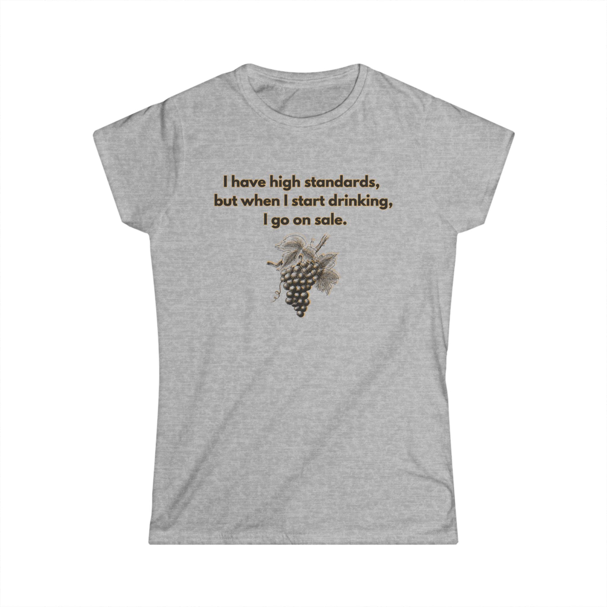 Women's Softstyle Tee - Fitted - Going on Sale Wine