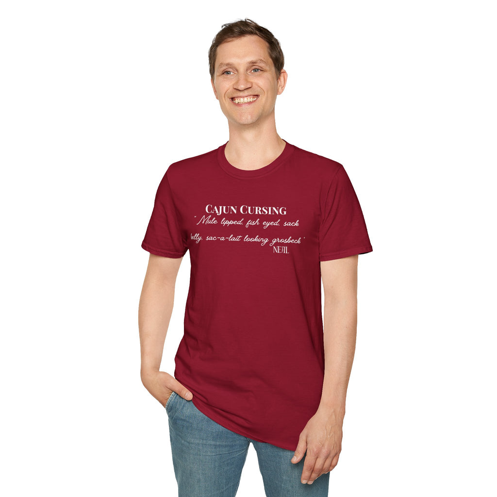 Men's Soft Tee - Relaxed Fit - Cajun Cursing