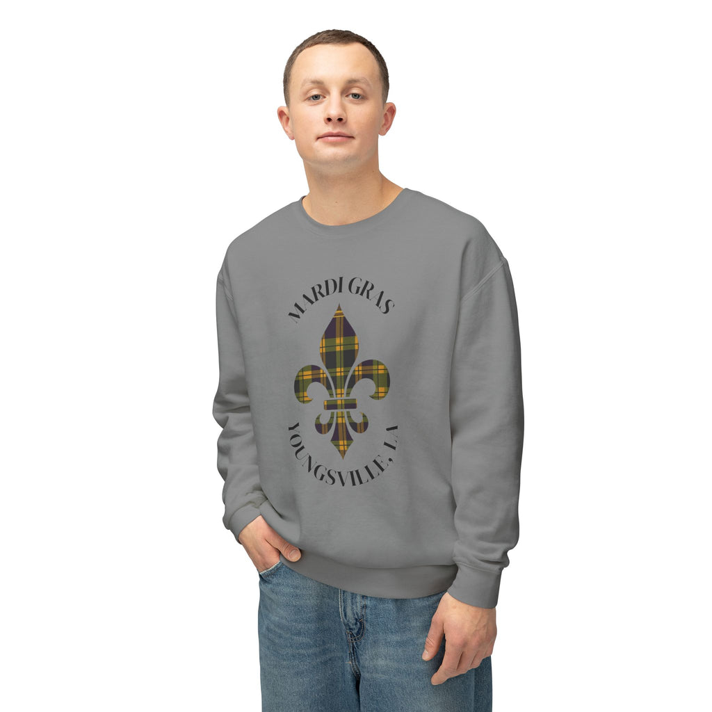 Lightweight Soft Long Sleeve - Mardi Gras Plaid Men & Women