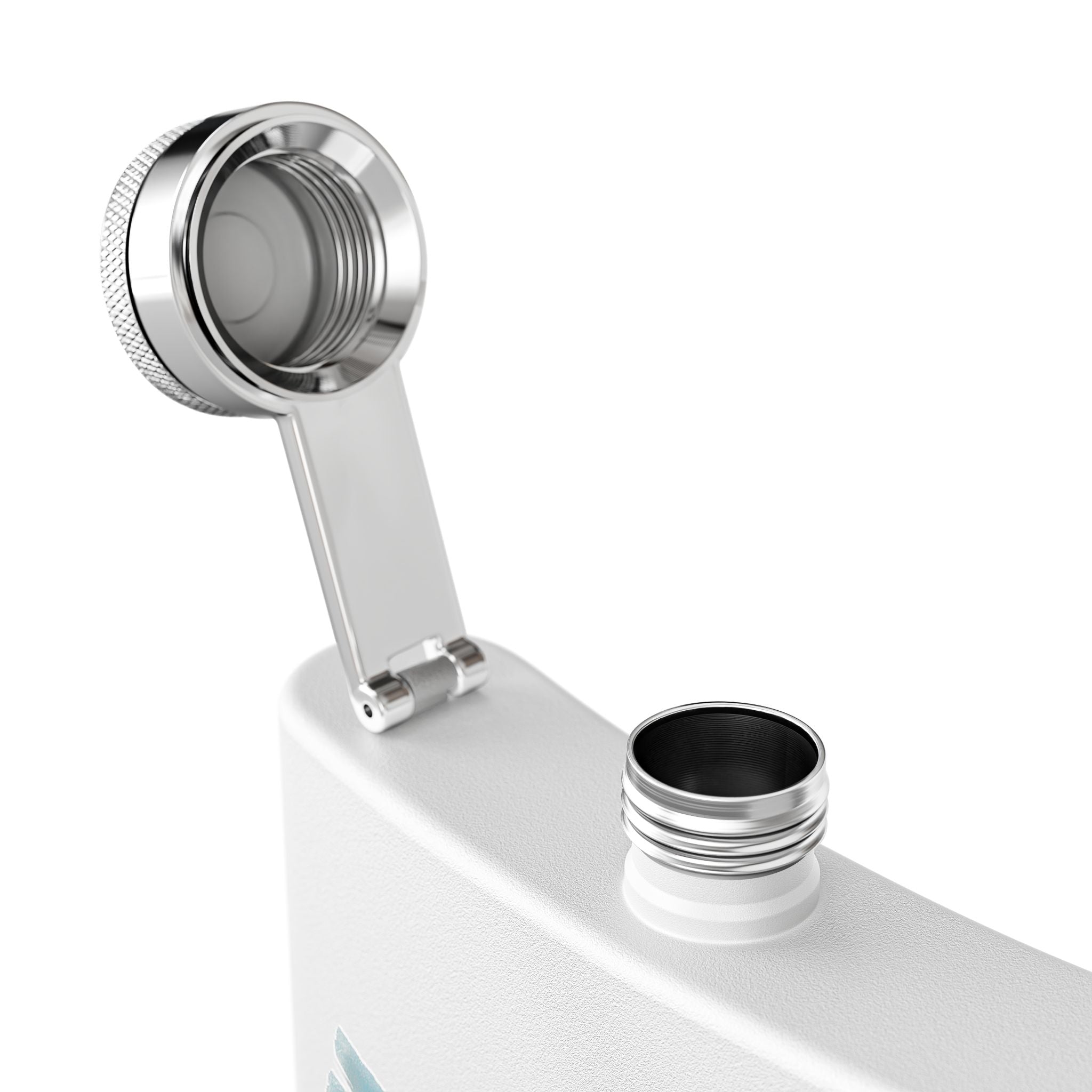 Stainless Steel Flask, 6oz - God Leading you through the deep