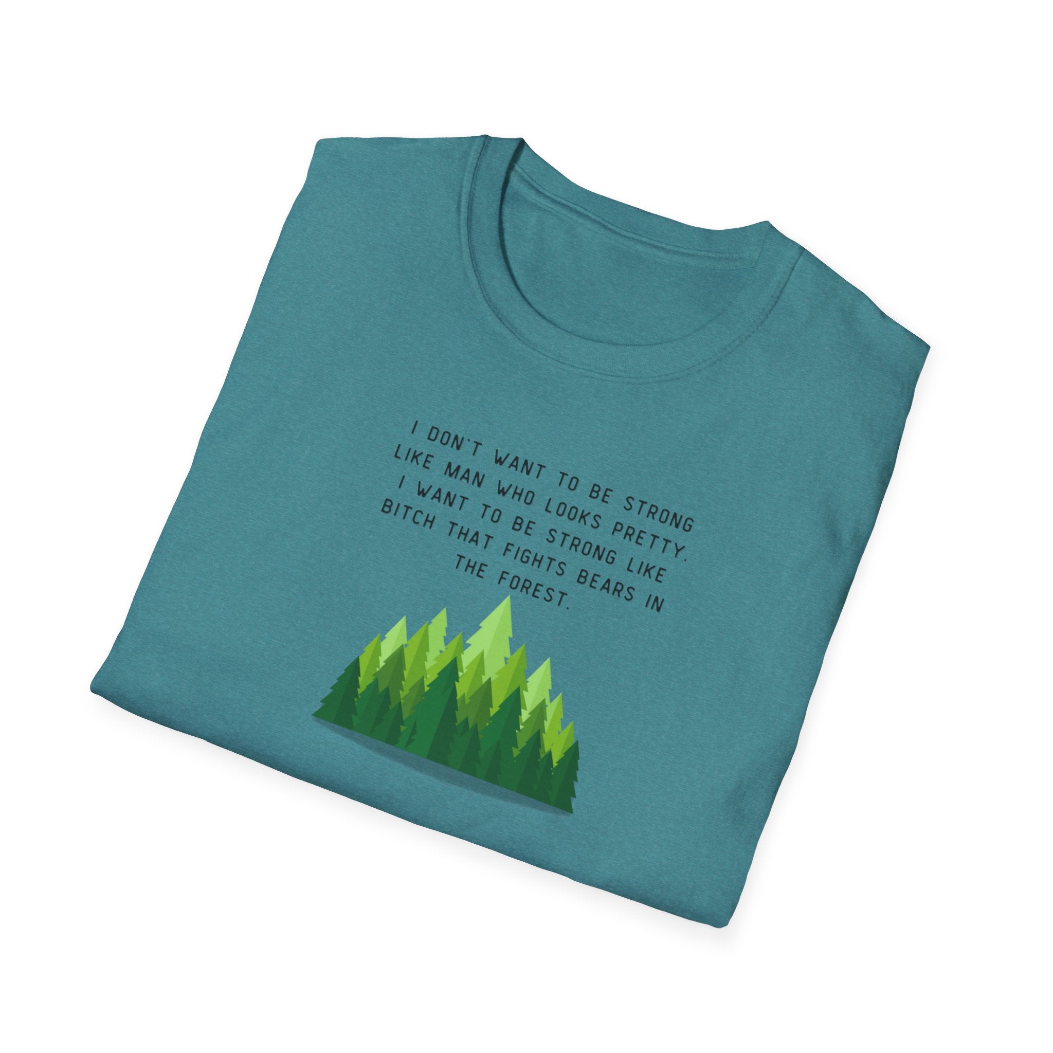 Women's Soft Relaxed Tee - Strong Women - bear