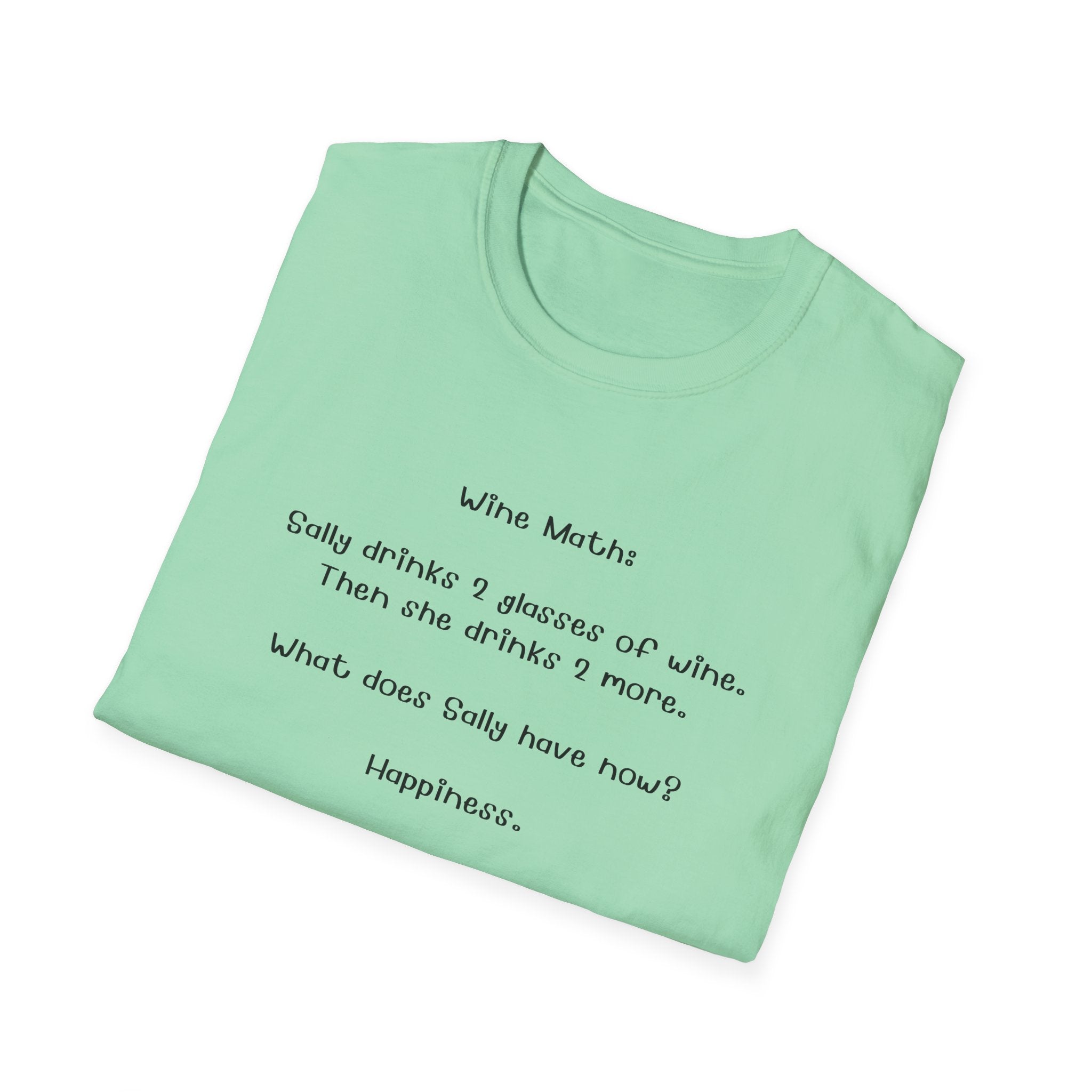 Woman Soft T Shirt - Regular Fit - Wine Math