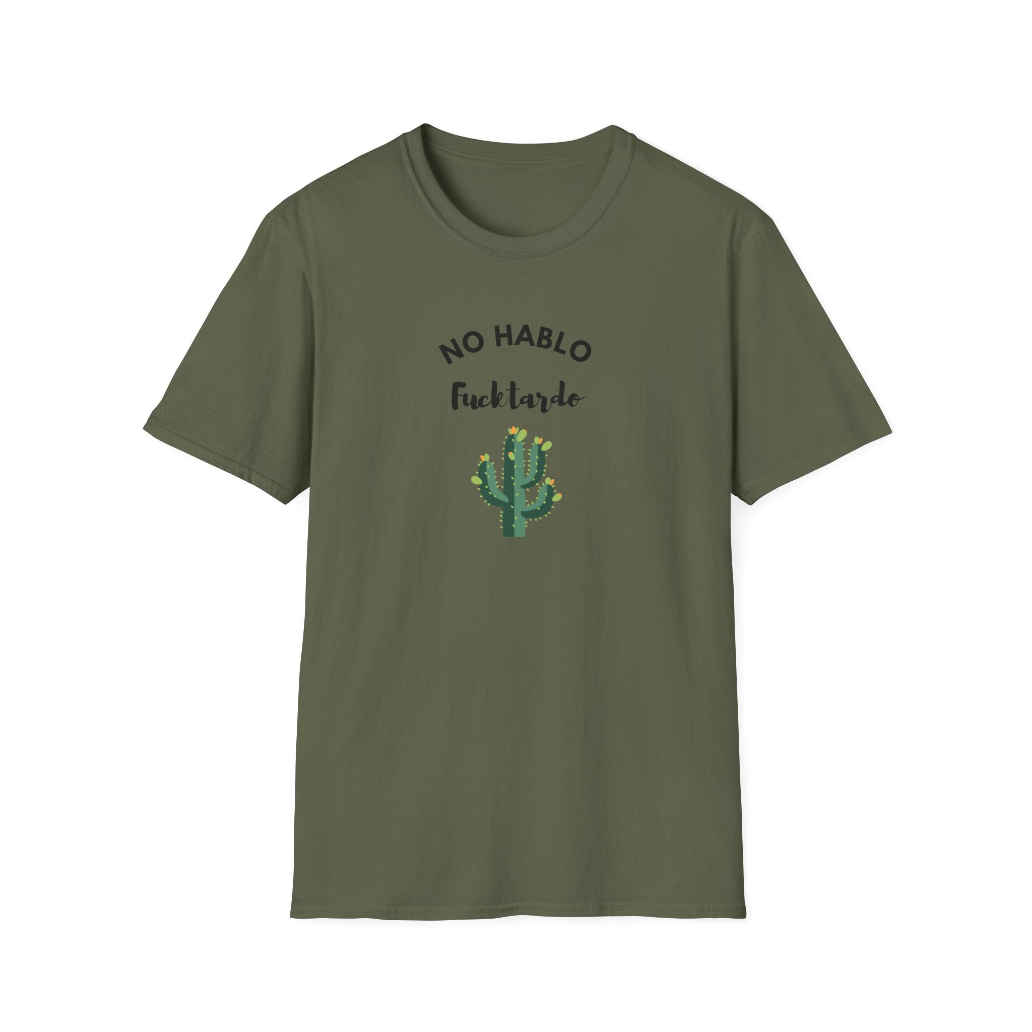 Relaxed Tee - Men & Women - No Hablo with 1 Cactus