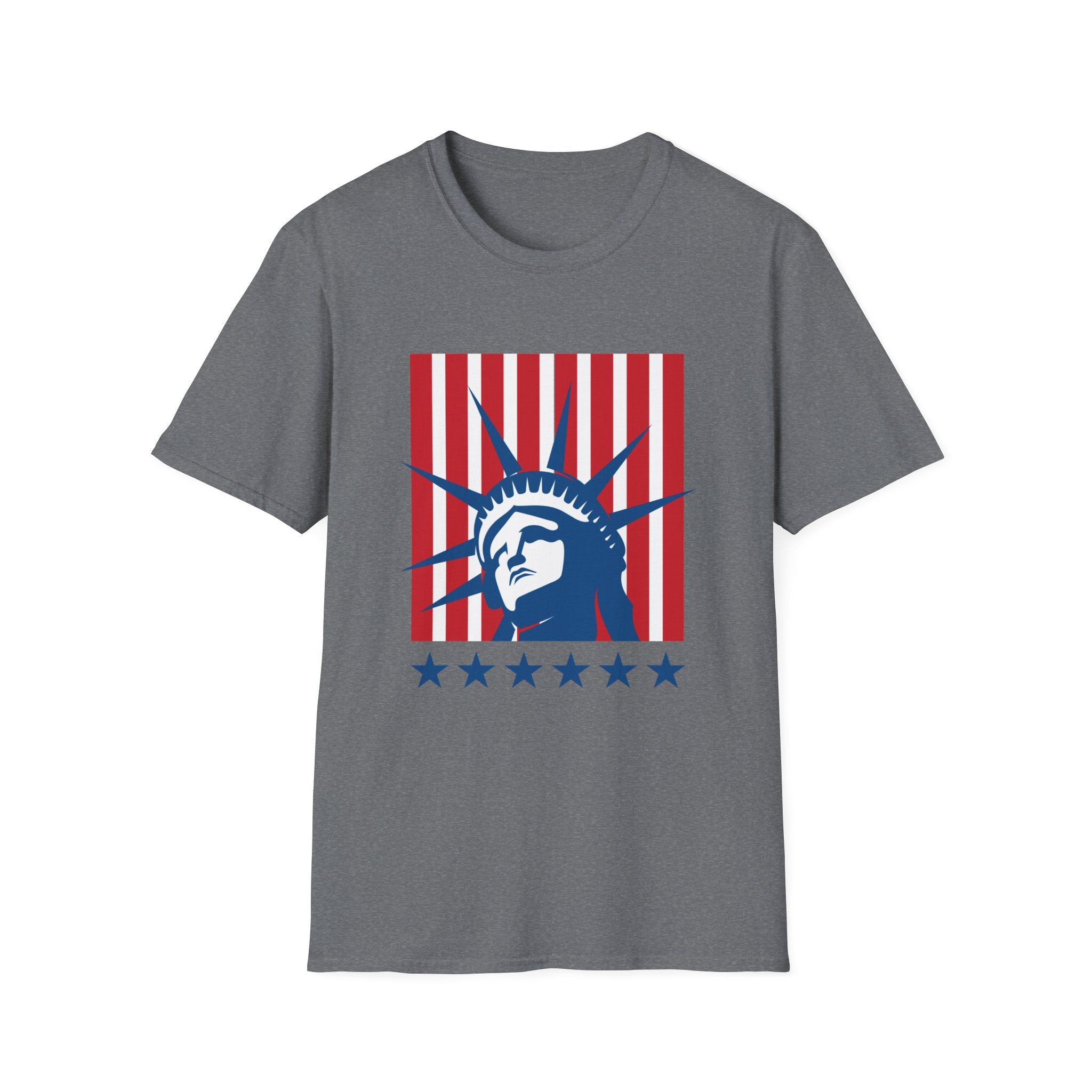 Relaxed Tee for Men & Women- Statue of Liberty