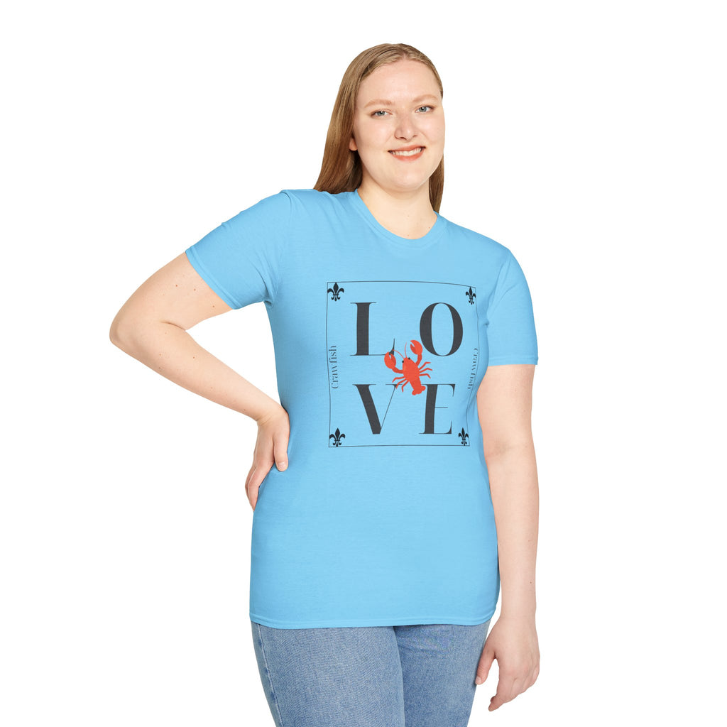 Unisex Soft Relaxed Tee - Crawfish Love (Men & Women)