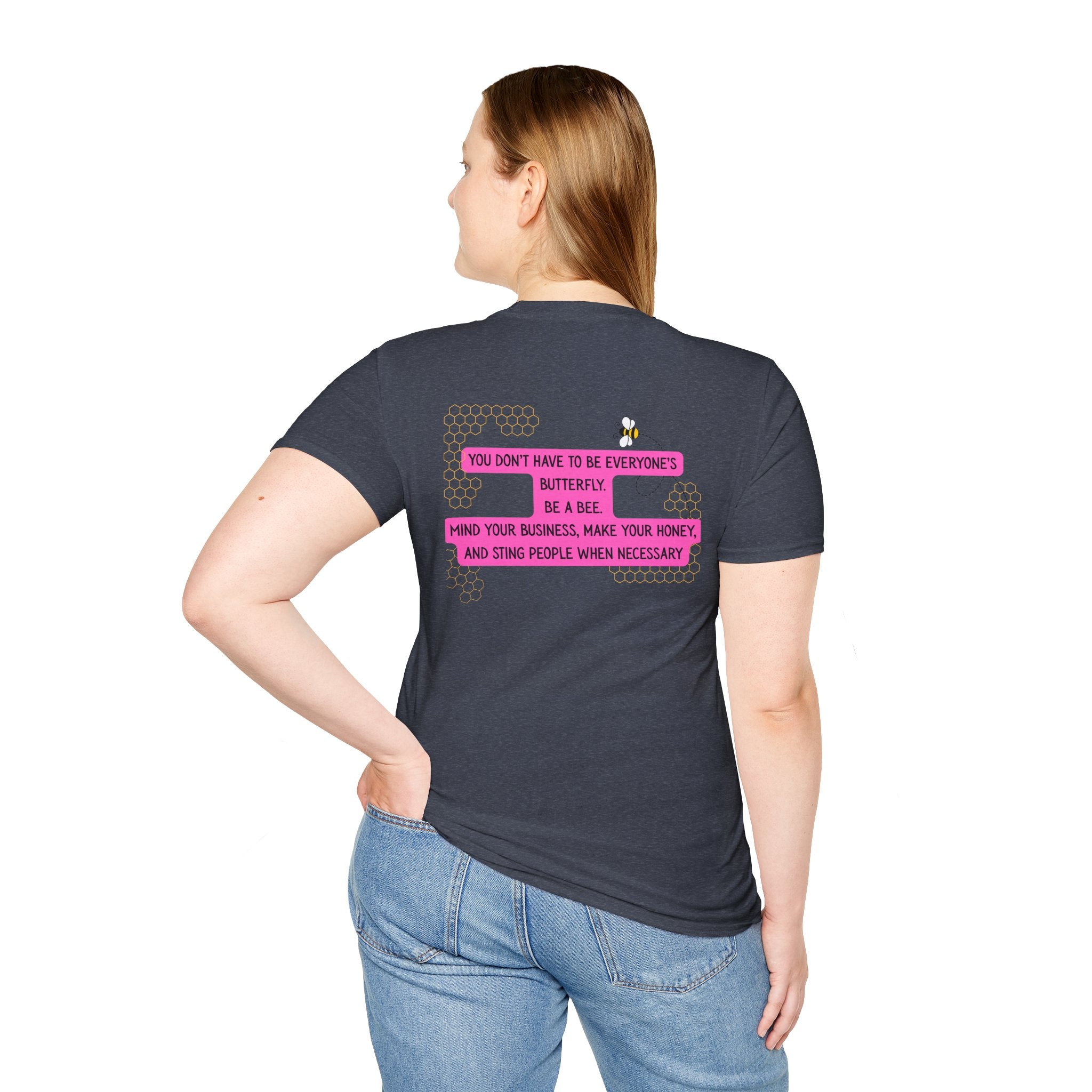 Ladies Soft Relaxed Tee - Be a Bee Funny