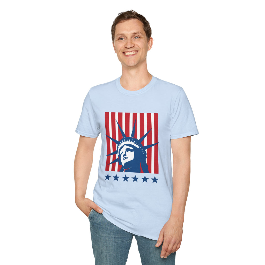 Relaxed Tee for Men & Women- Statue of Liberty