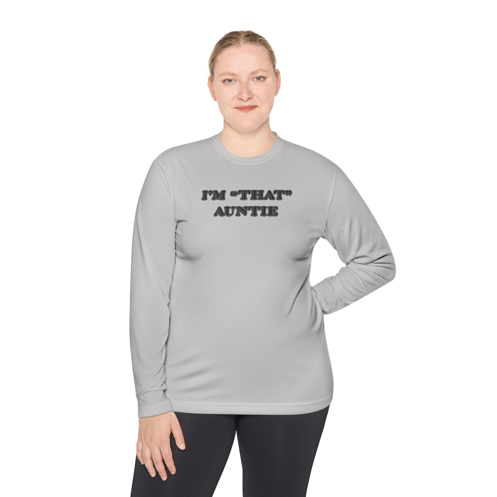 Lightweight Long Sleeve Tee - Women - I'm that Auntie