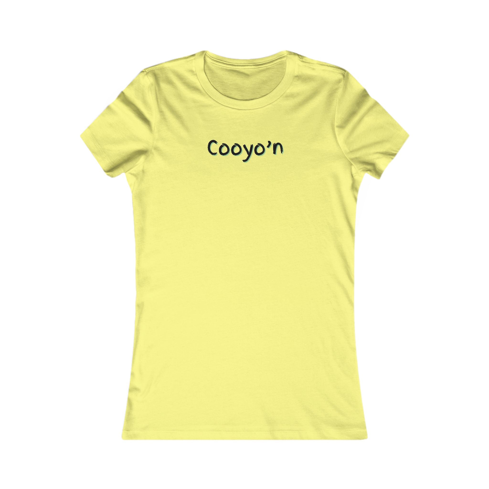 Women's Fitted Tee - Cooyo'n