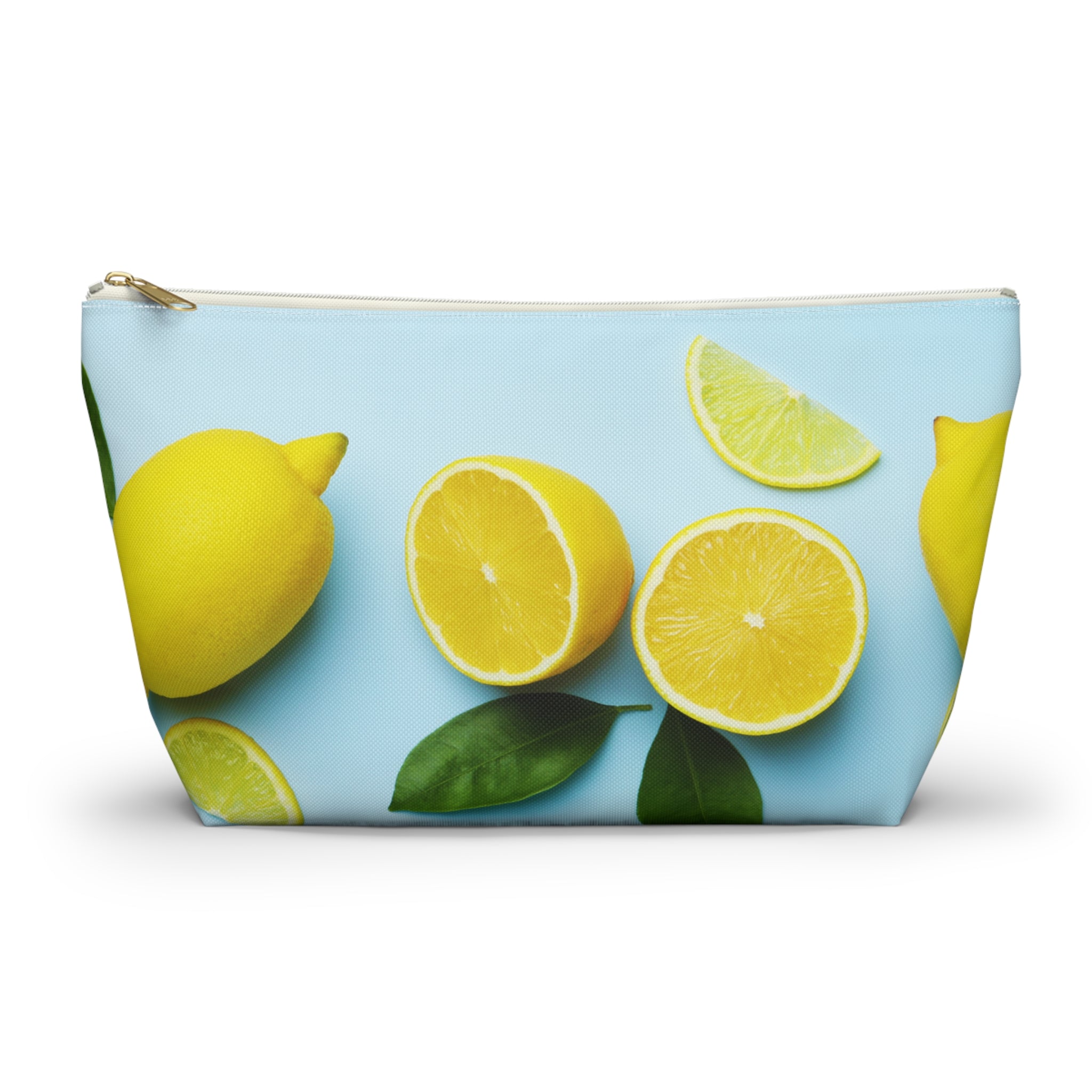 Accessory Pouch w T-bottom - Lemons