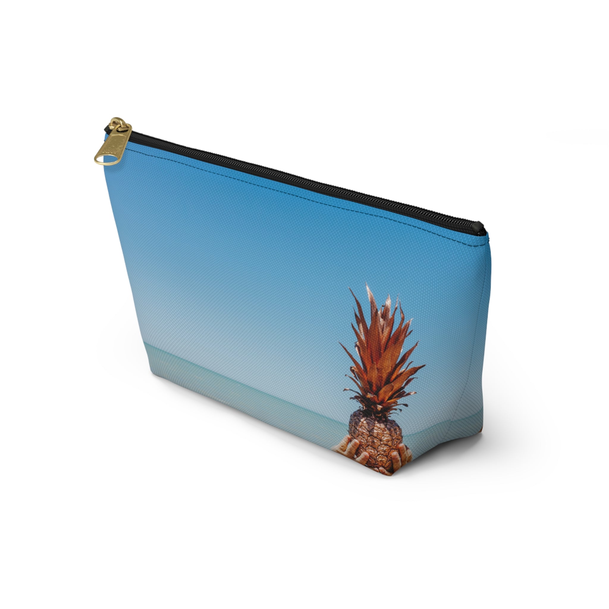 Accessory Pouch w T-bottom - Pineapple