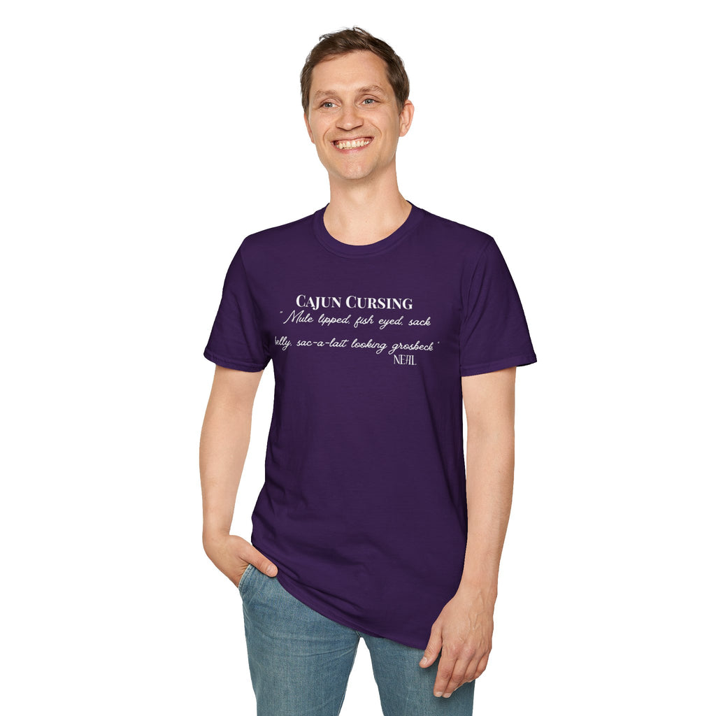 Men's Soft Tee - Relaxed Fit - Cajun Cursing