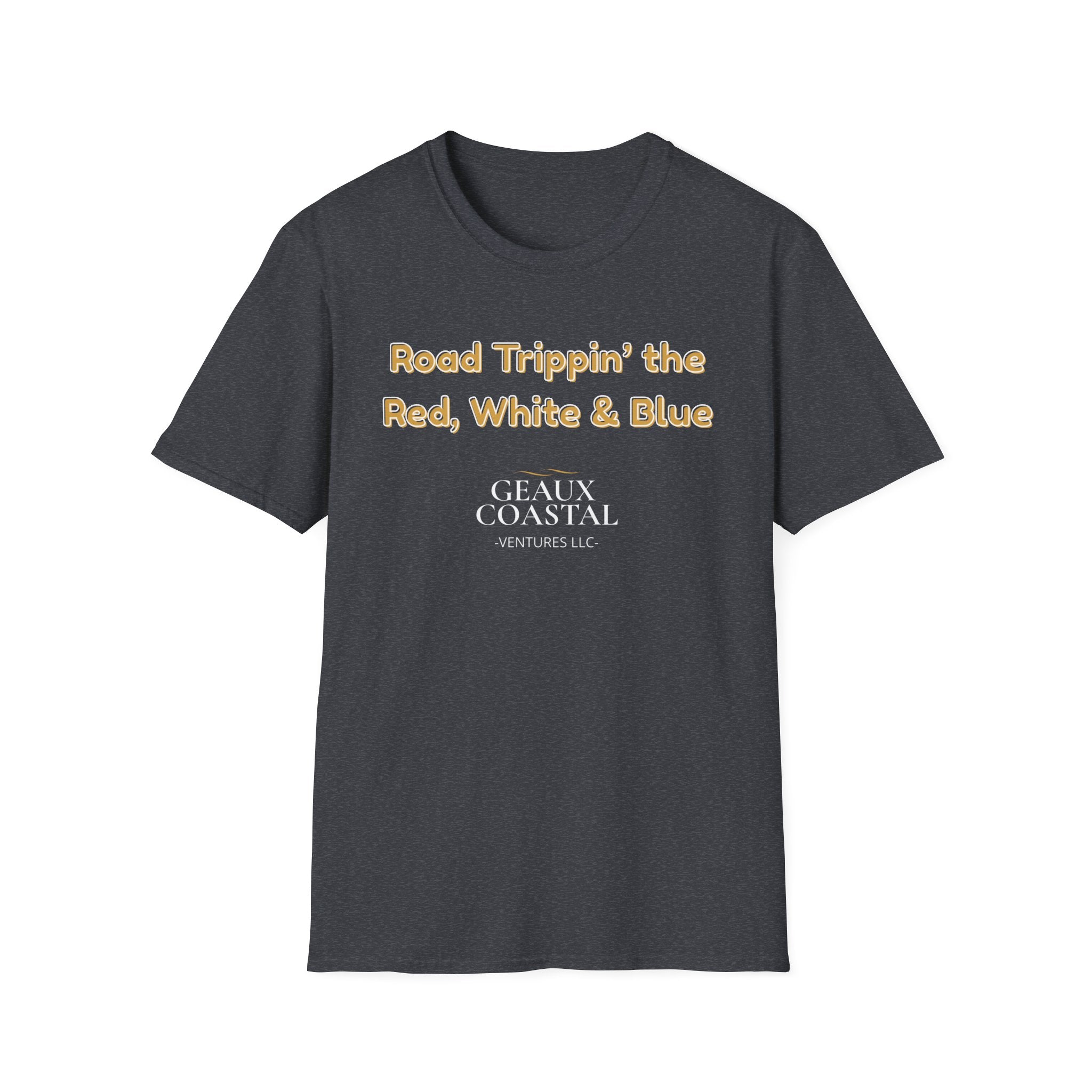 Men or Women Relaxed Soft Tee -  Road Tripping the USA