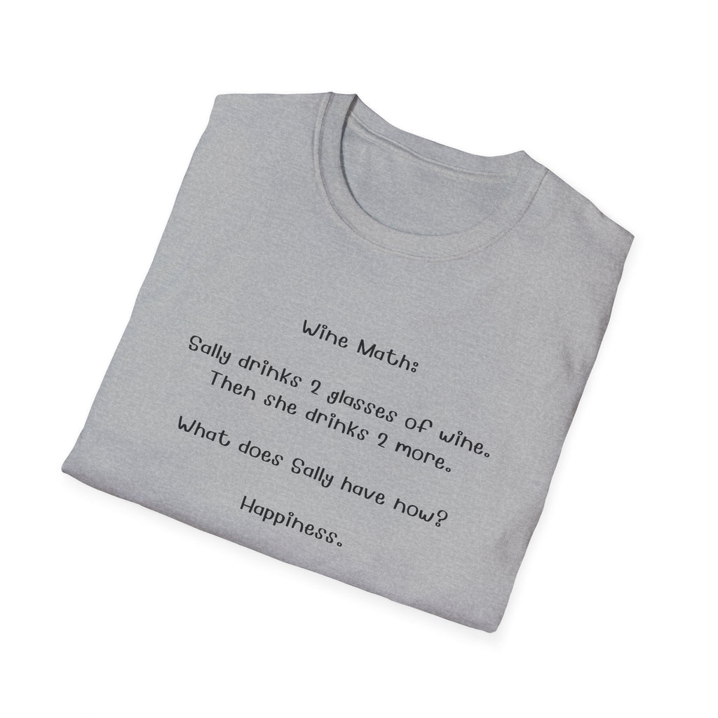Woman Soft T Shirt - Regular Fit - Wine Math