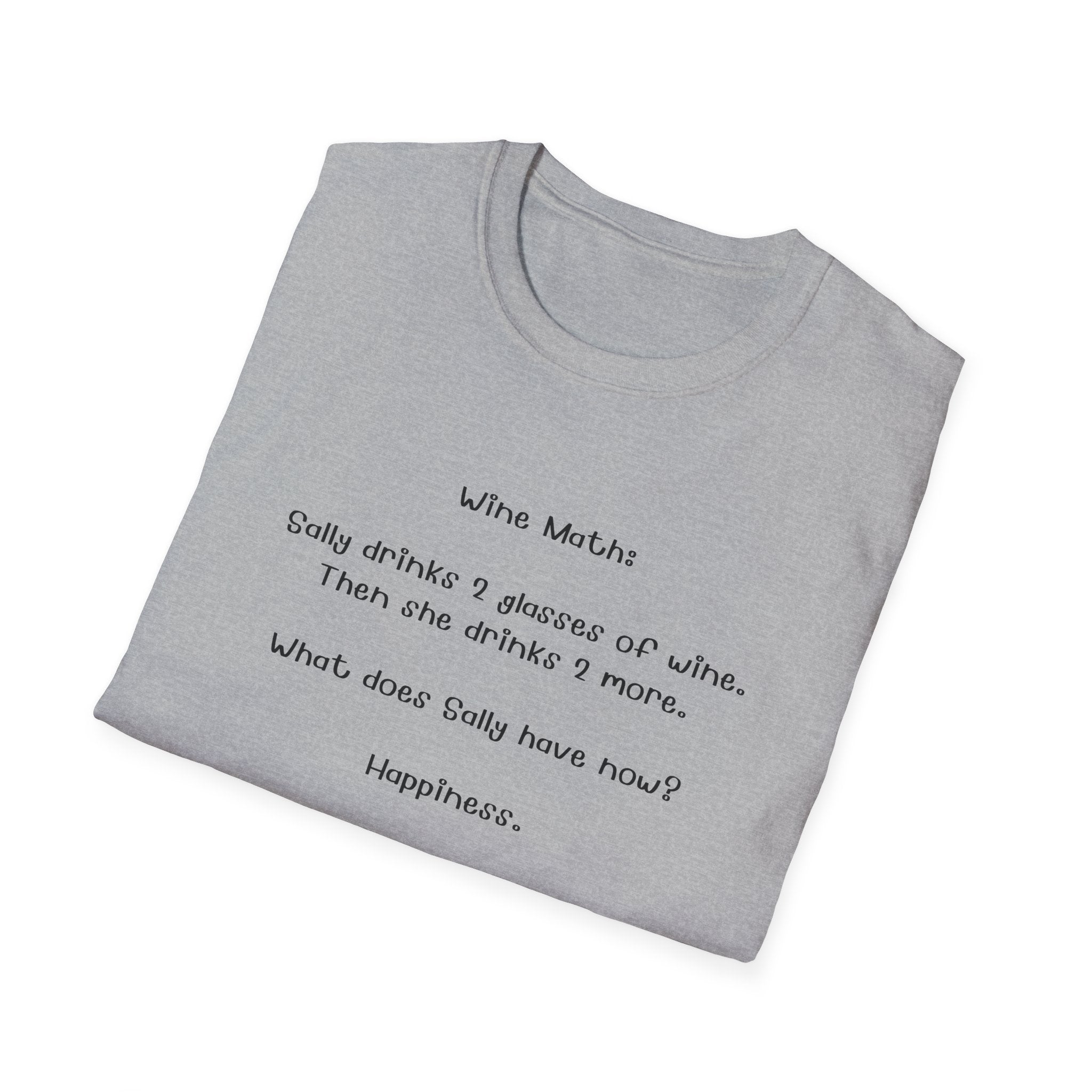 Woman Soft T Shirt - Regular Fit - Wine Math