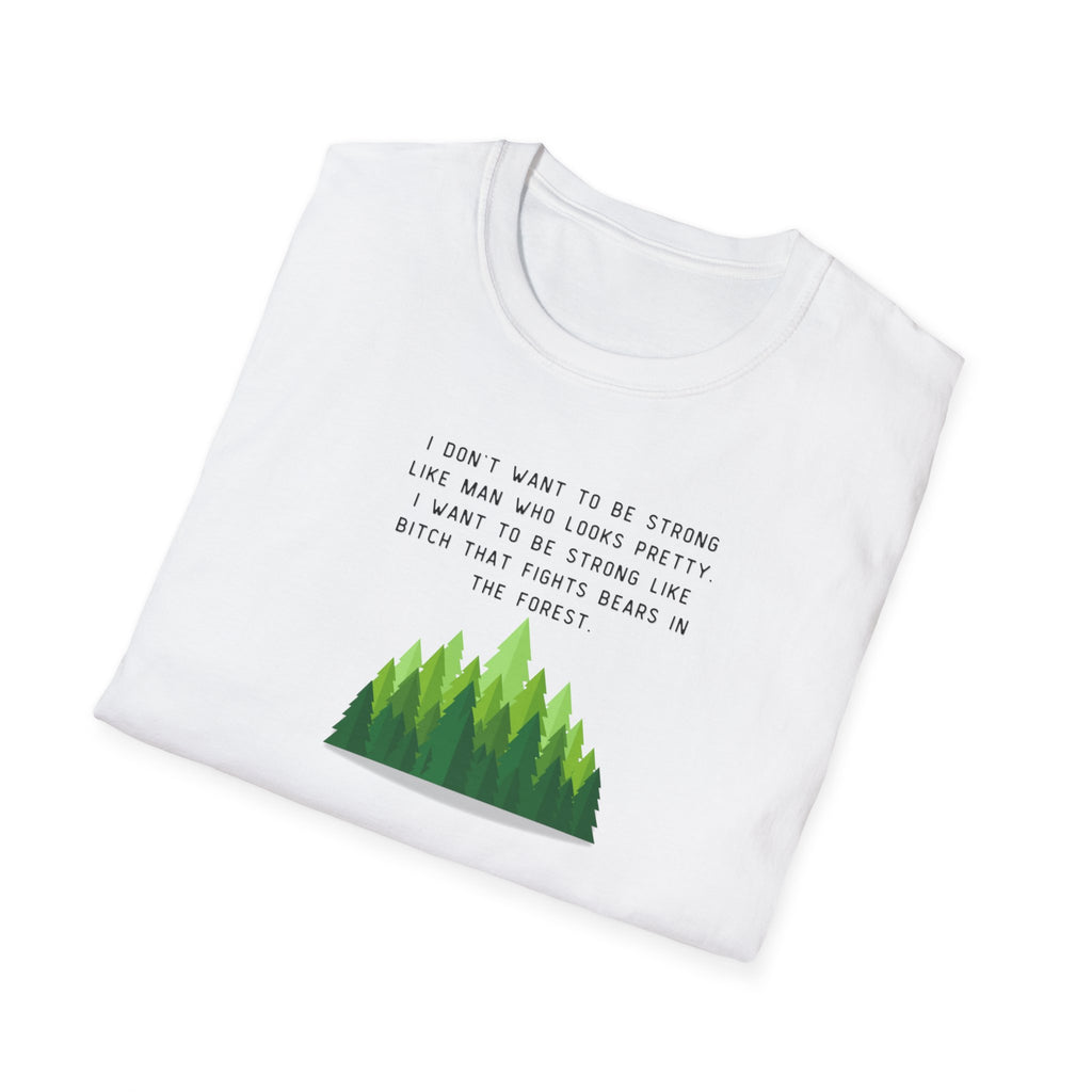 Women's Soft Relaxed Tee - Strong Women - bear