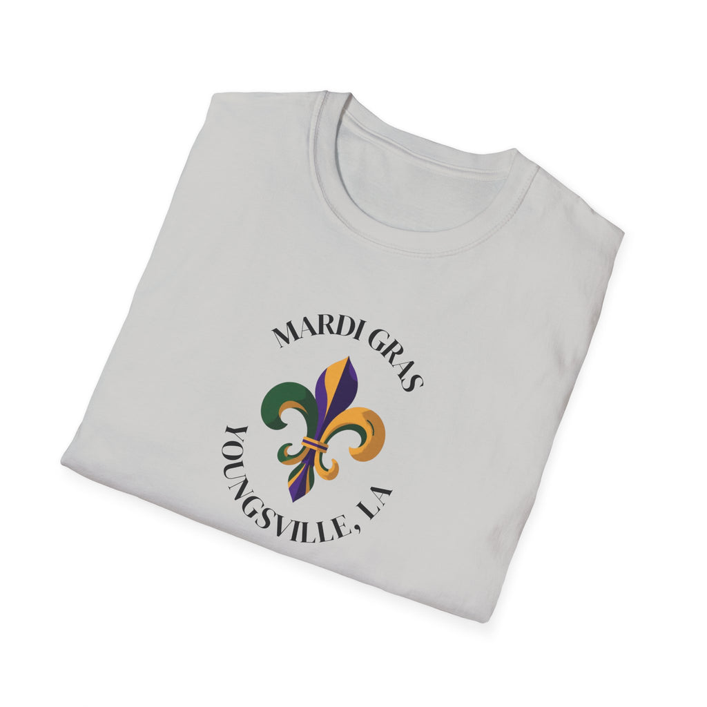 Relaxed Soft T Shirt-  Men and Woman Mardi Gras Youngsville La