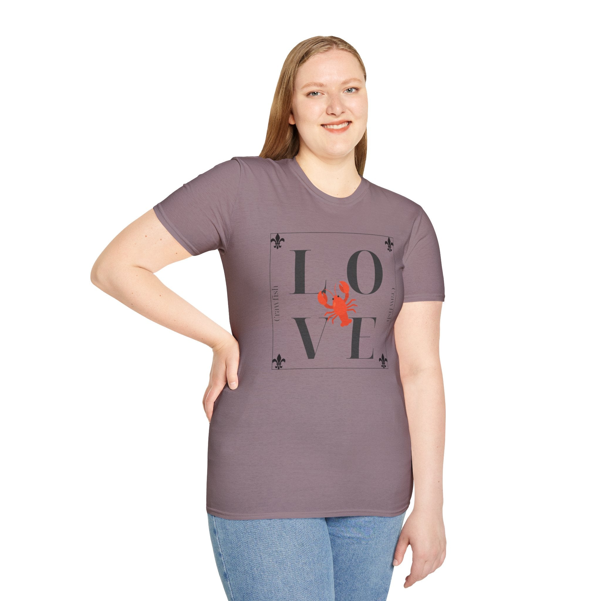 Unisex Soft Relaxed Tee - Crawfish Love (Men & Women)