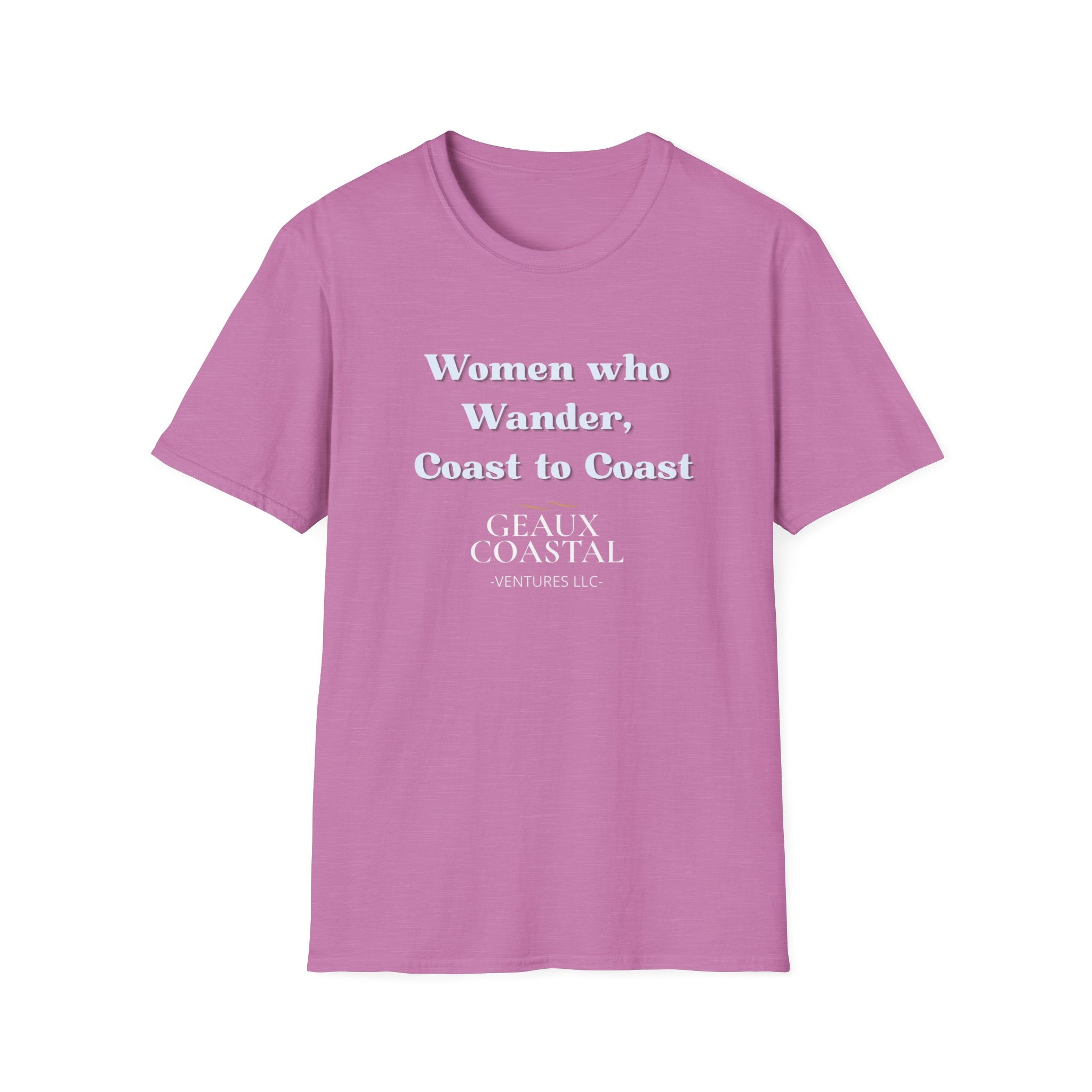 Women Soft Relaxed Tee - Women who wander coast to coast