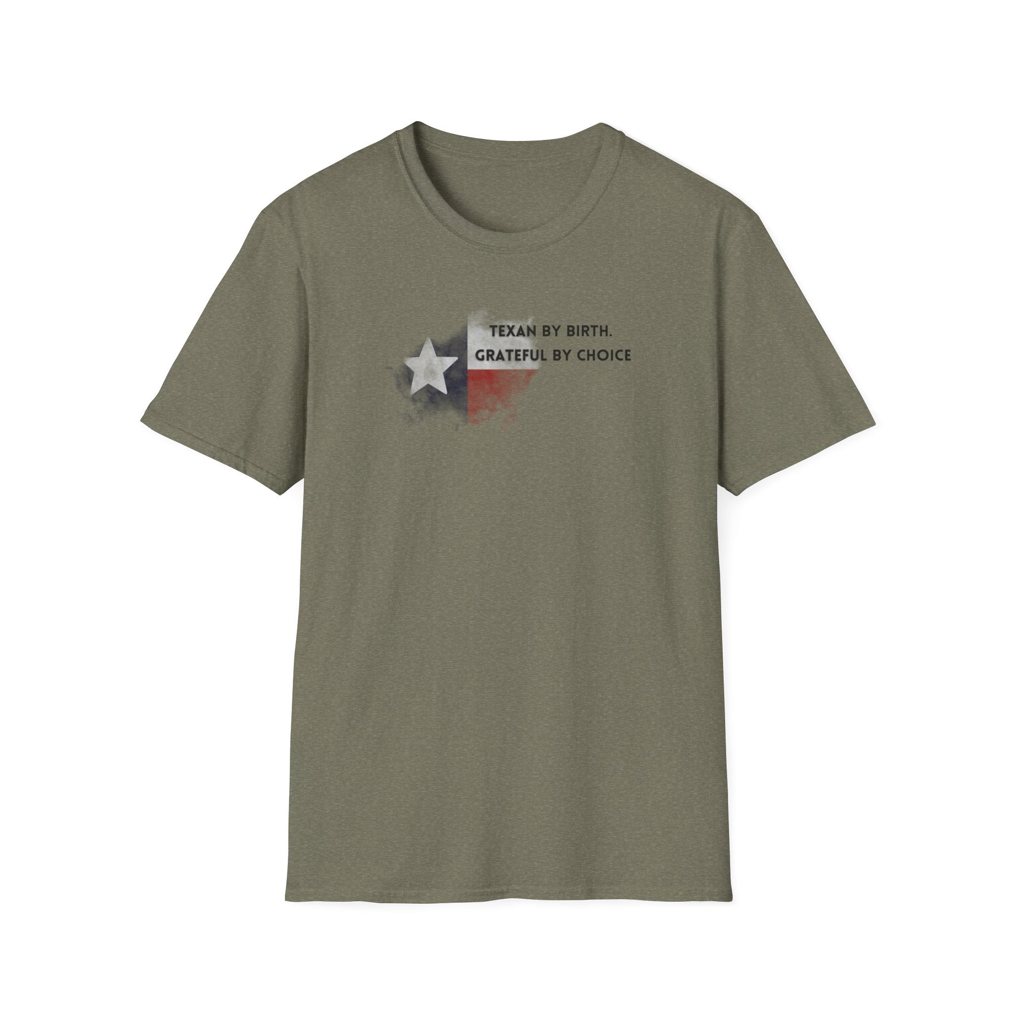 Soft Relaxed Tee - Men and Women- Texan by birth