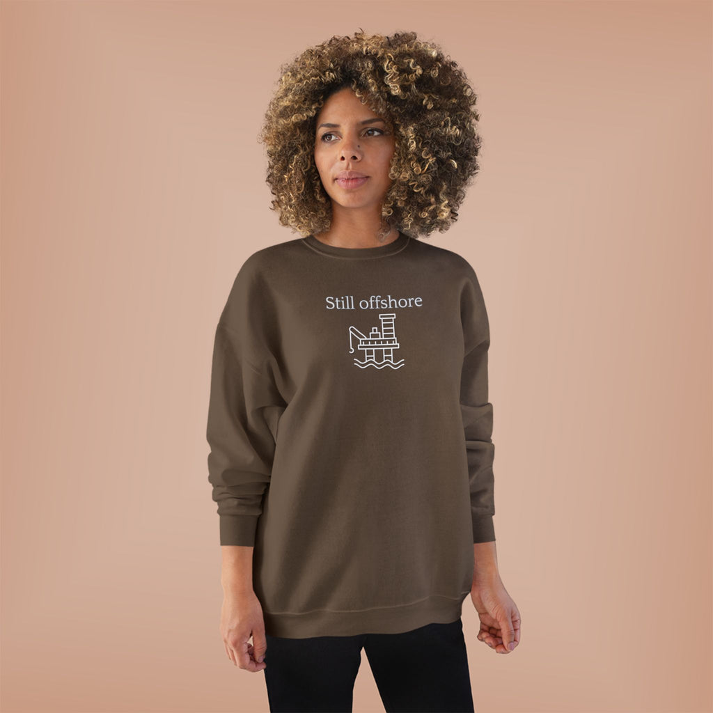 Relaxed Soft Ladies Sweatshirt - He's Offshore - oilfield