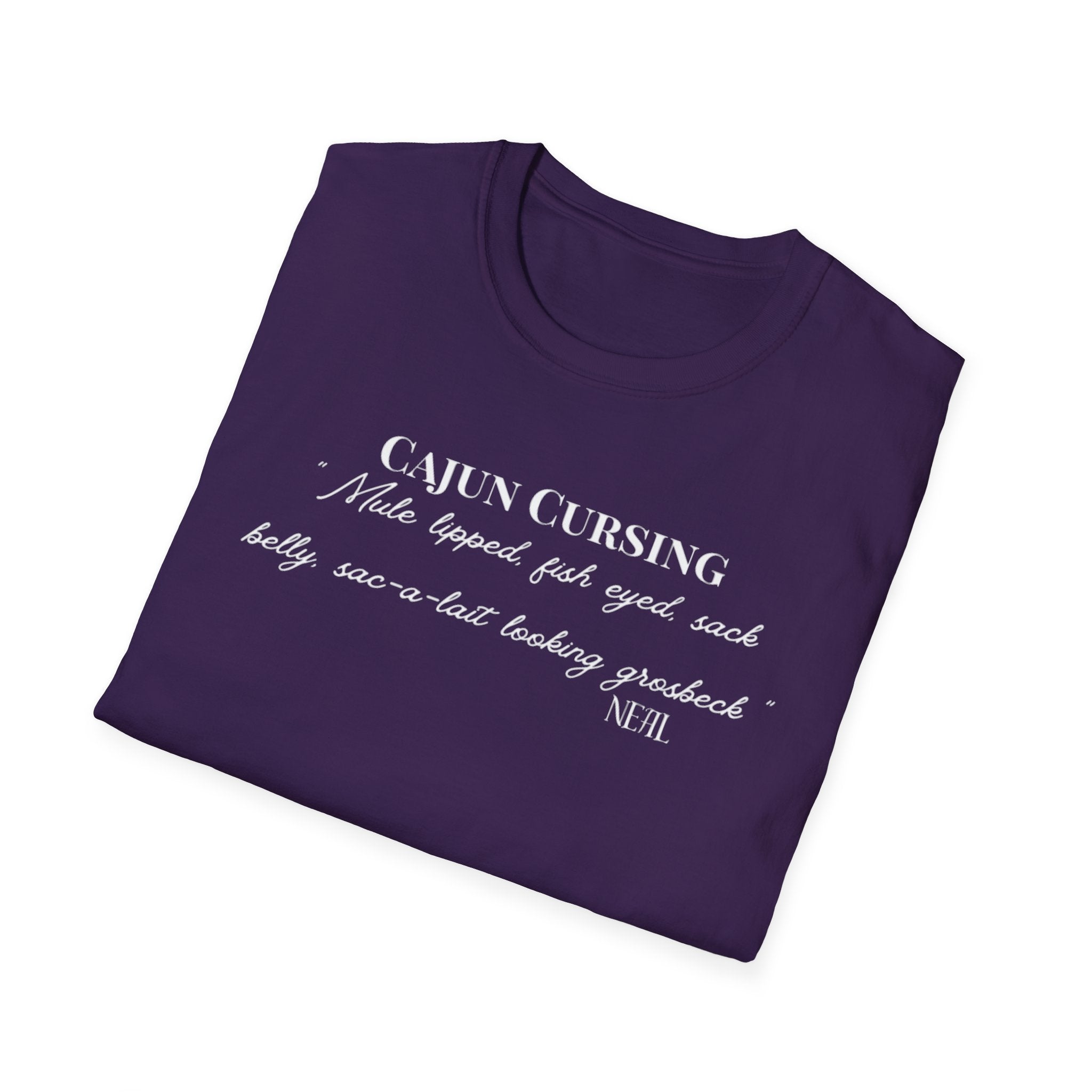 Men's Soft Tee - Relaxed Fit - Cajun Cursing