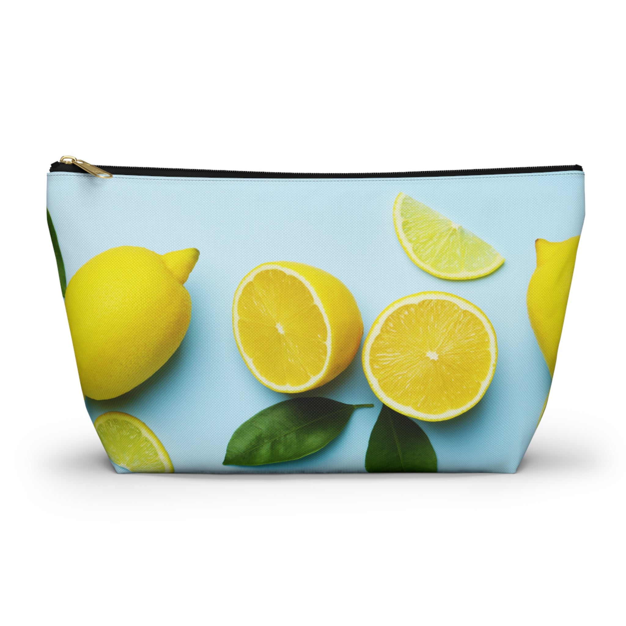 Accessory Pouch w T-bottom - Lemons