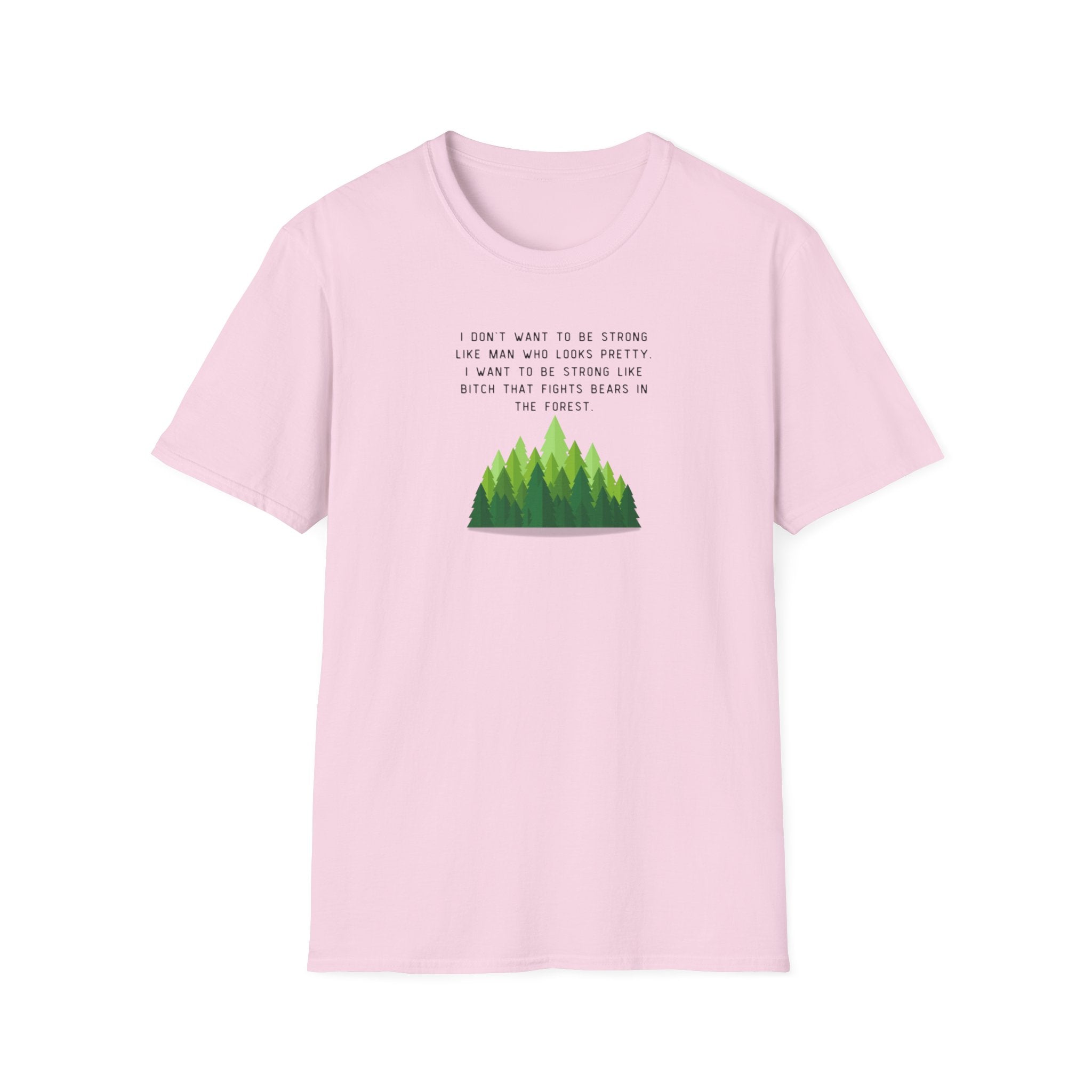 Women's Soft Relaxed Tee - Strong Women - bear