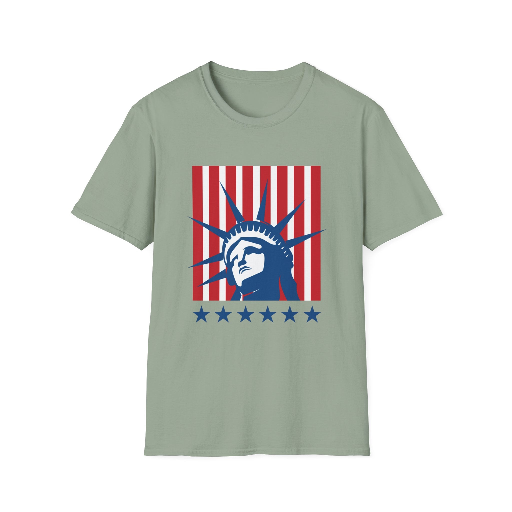 Relaxed Tee for Men & Women- Statue of Liberty