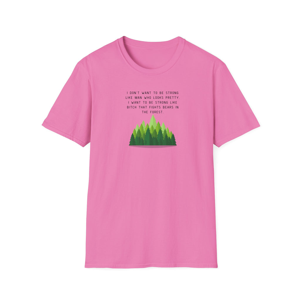 Women's Soft Relaxed Tee - Strong Women - bear