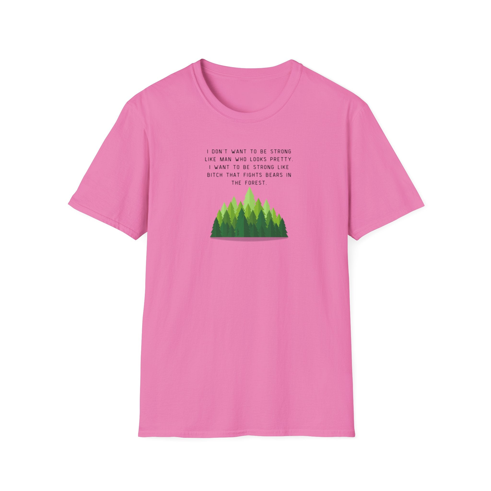 Women's Soft Relaxed Tee - Strong Women - bear