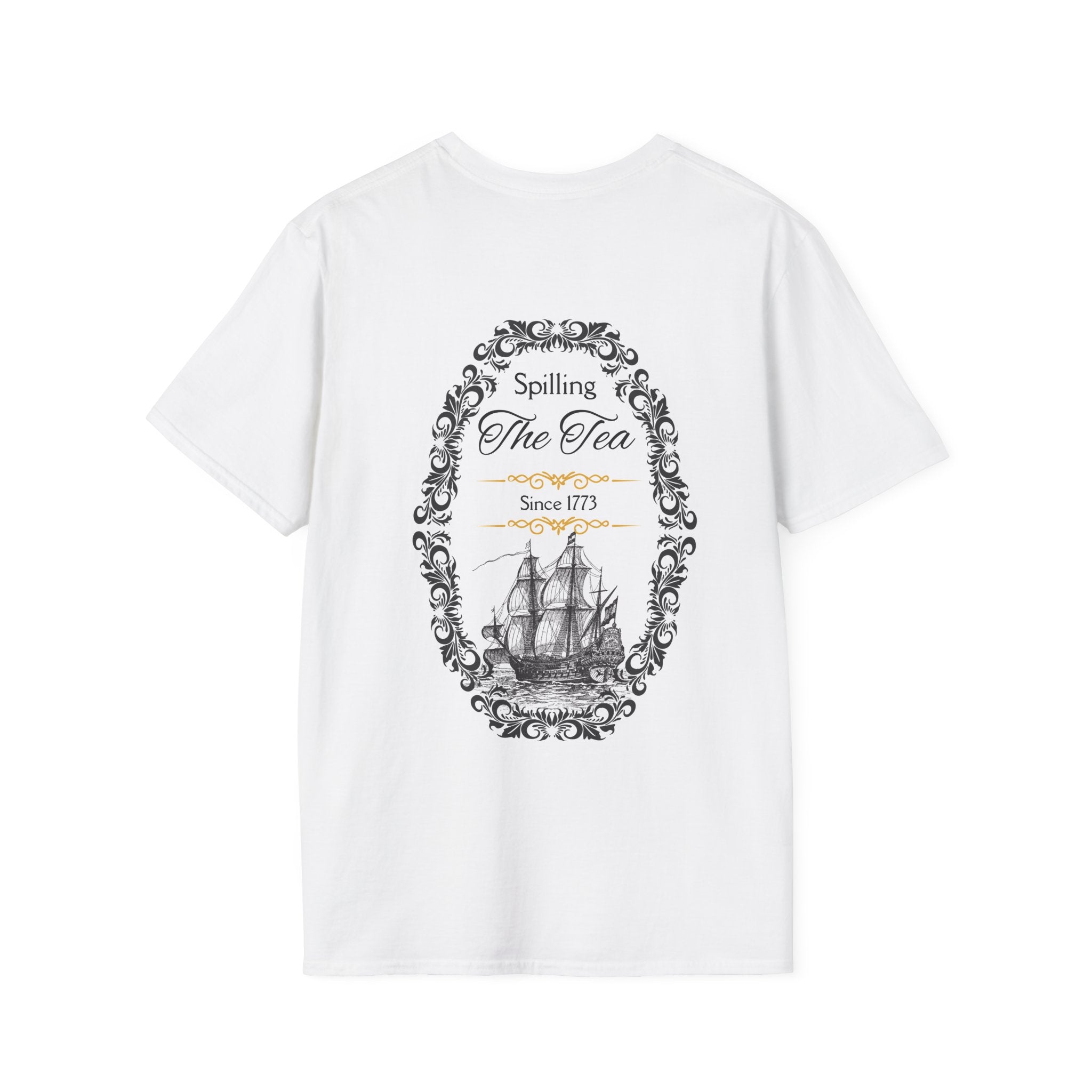 Men and Women - Soft Relaxed - 1773 Spilling the Tea - White only