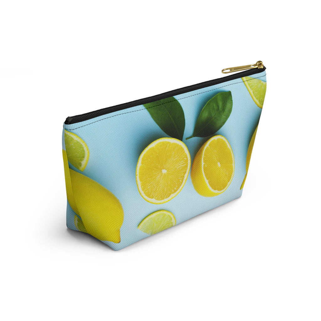 Accessory Pouch w T-bottom - Lemons