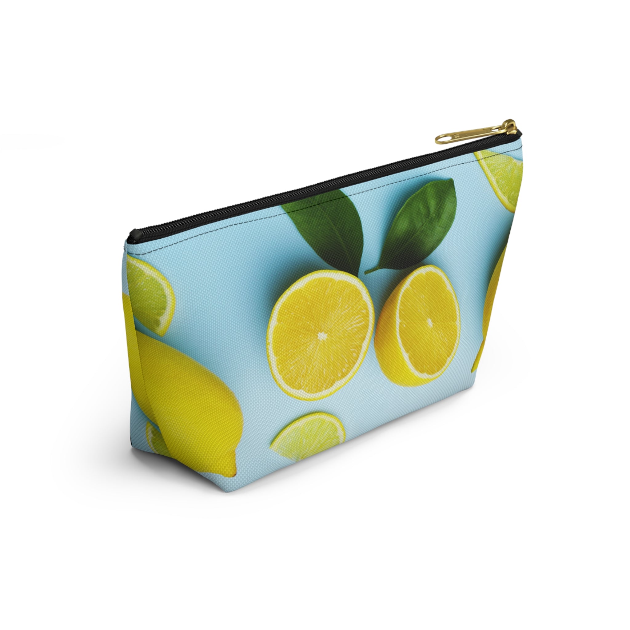 Accessory Pouch w T-bottom - Lemons