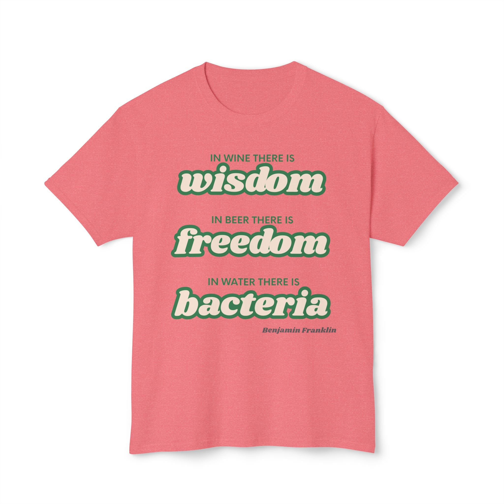 Super Soft Men and Womens T shirt -  Wisdom freedom and bacteria - classic fit