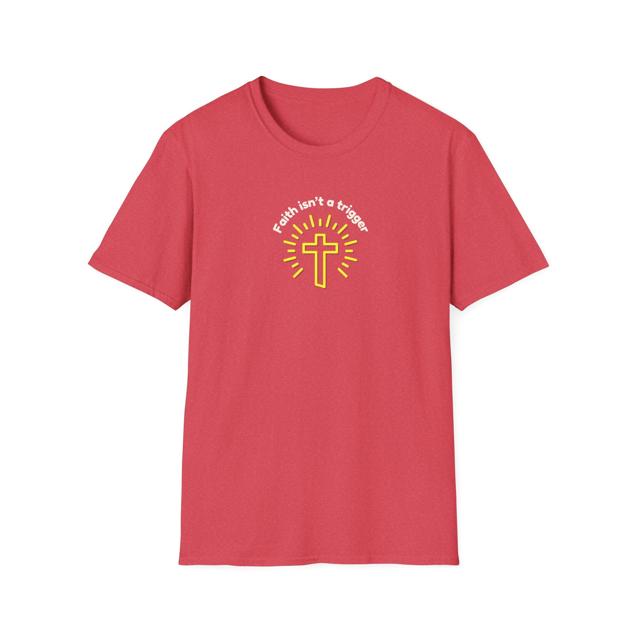 Men's Soft Relaxed tee - Faith isn't a trigger