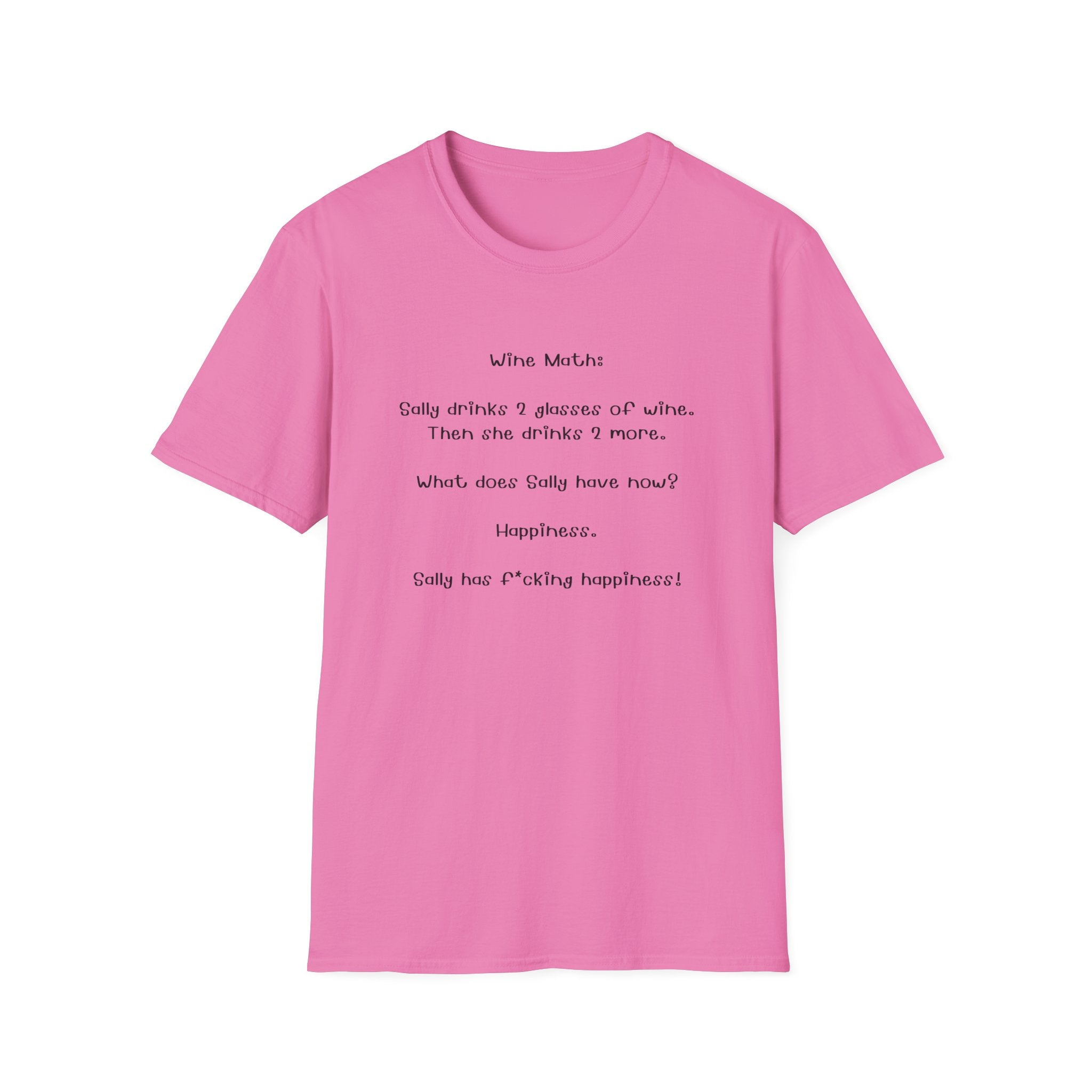 Woman Soft T Shirt - Regular Fit - Wine Math