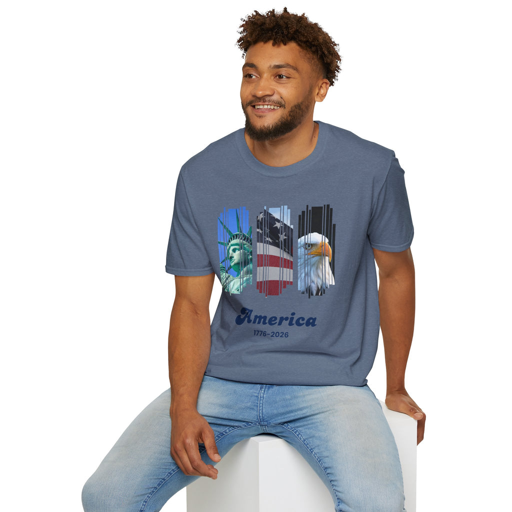 Relaxed Soft Tee - Men and Women - America