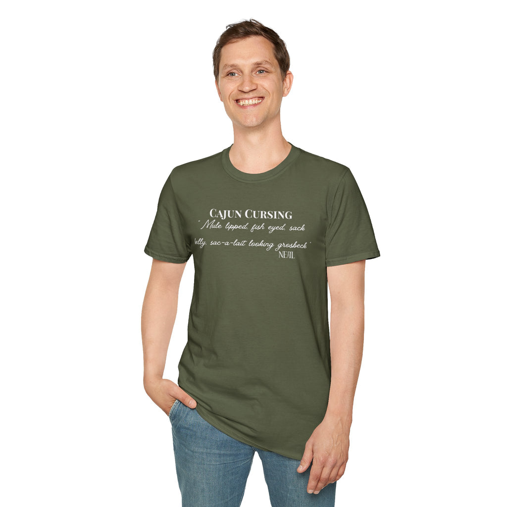 Men's Soft Tee - Relaxed Fit - Cajun Cursing