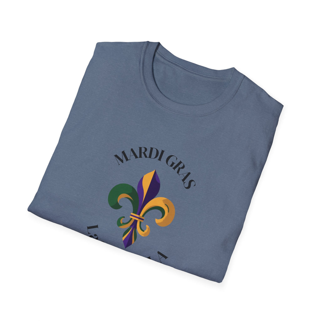 Relaxed Tee Men and Women  Mardi Gras Lafayette La