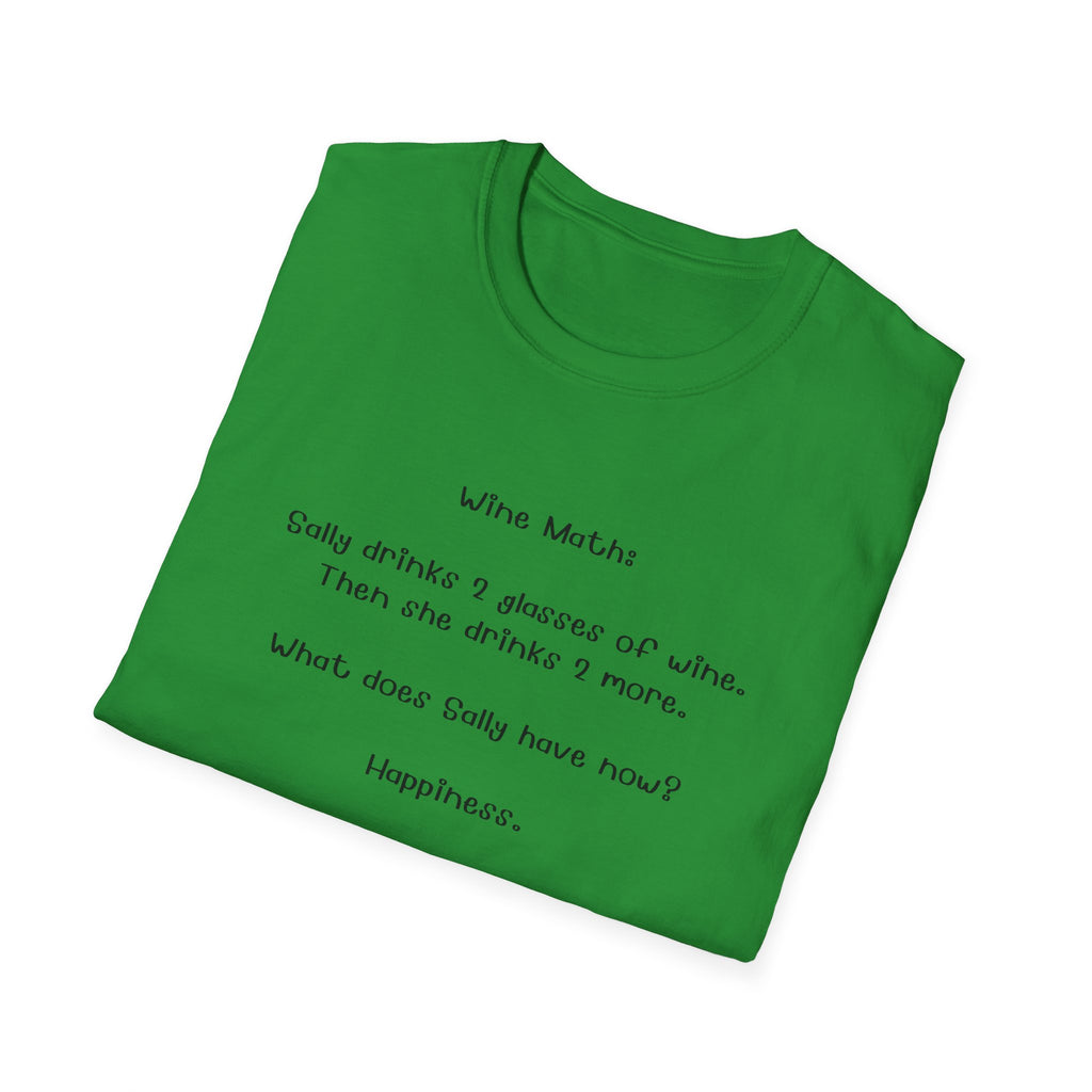 Woman Soft T Shirt - Regular Fit - Wine Math