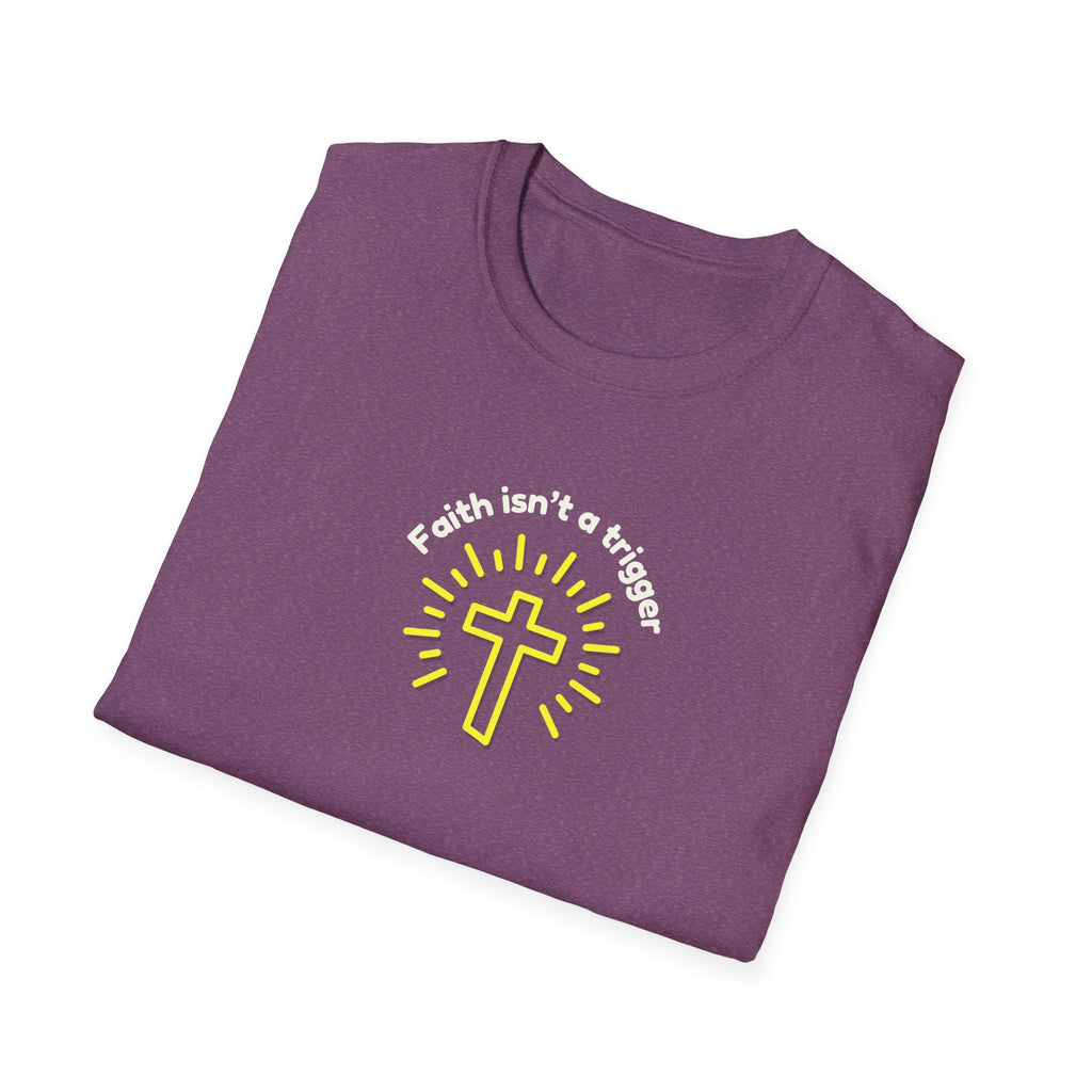 Men's Soft Relaxed tee - Faith isn't a trigger